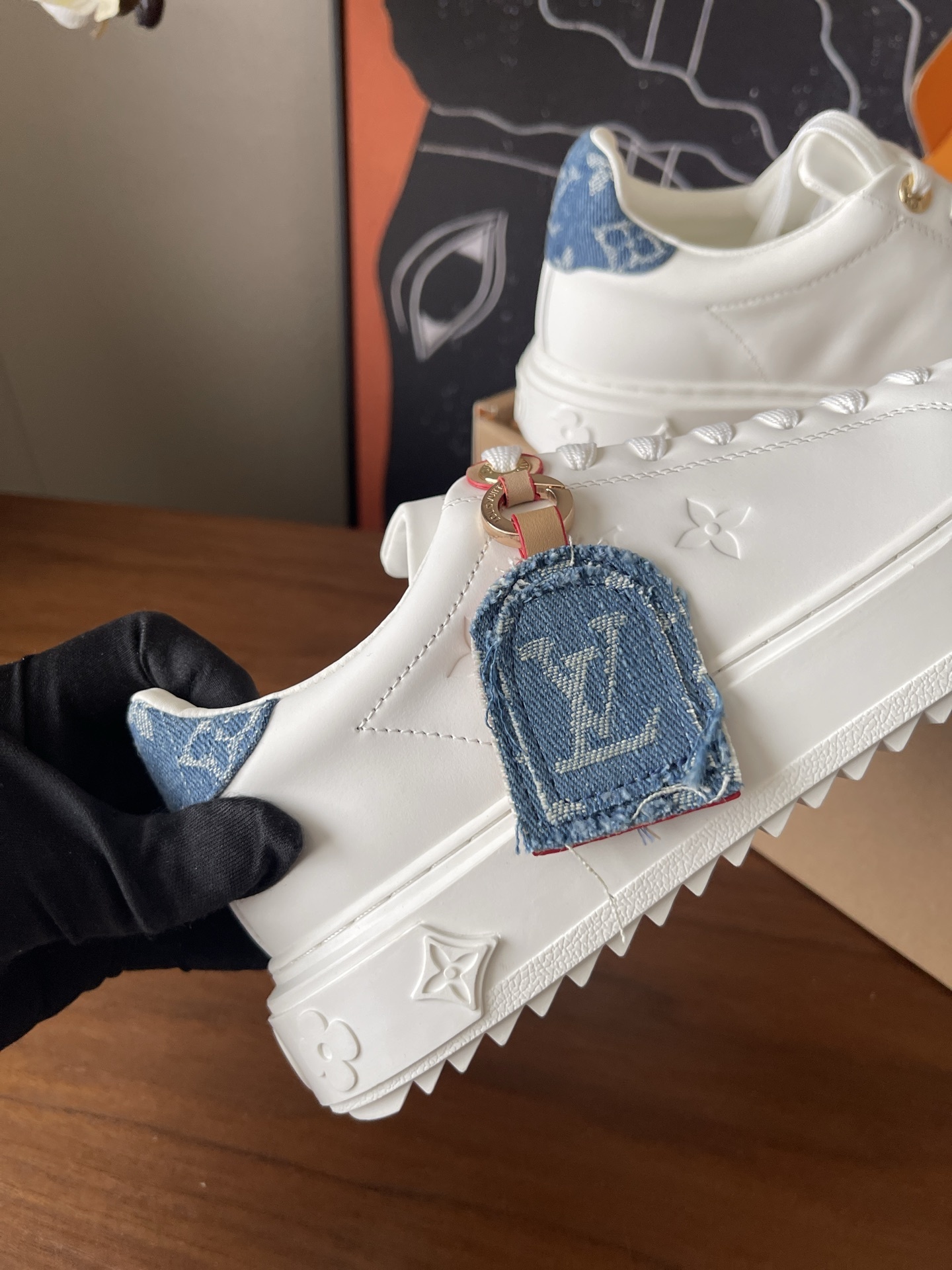 Louis Vuitton Time Out Sneaker White Leather for Women