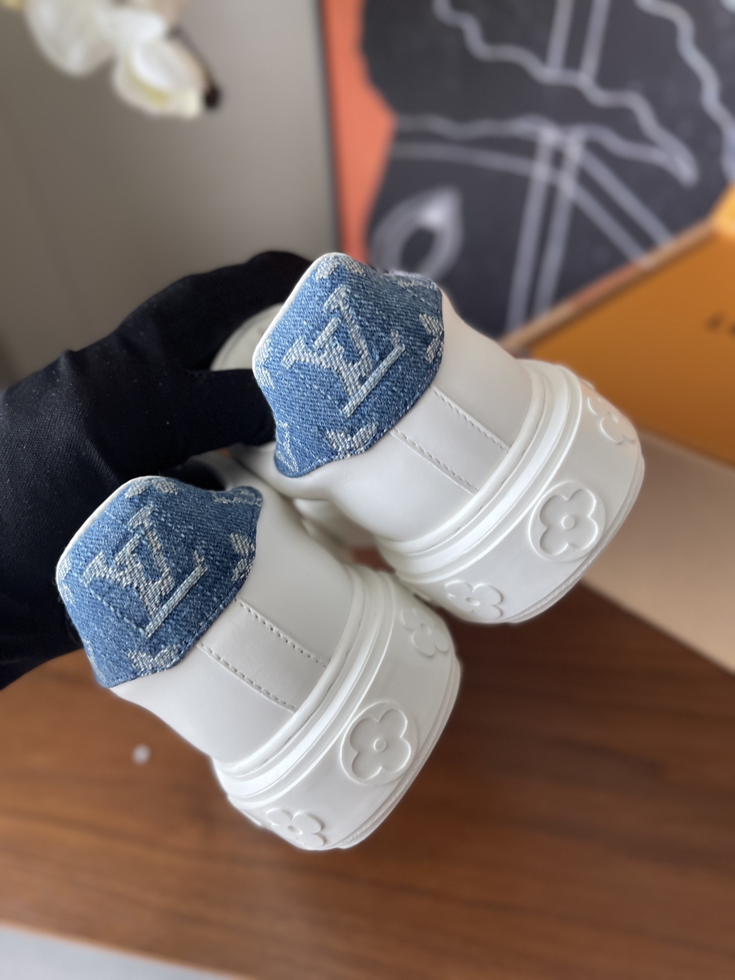 Louis Vuitton Time Out Sneaker White Leather for Women