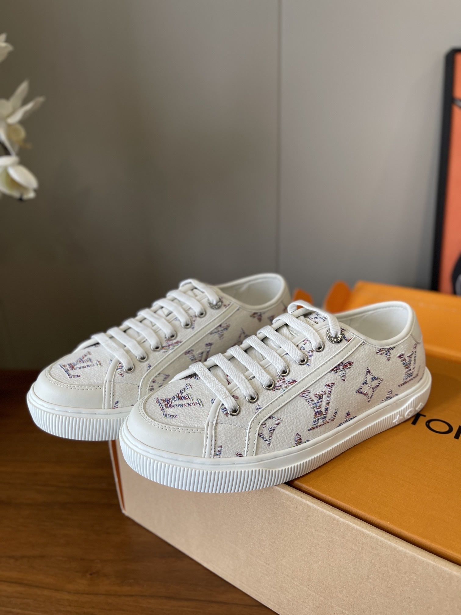 Louis Vuitton Time Out Sneakers Monogram Canvas – Multicolor
