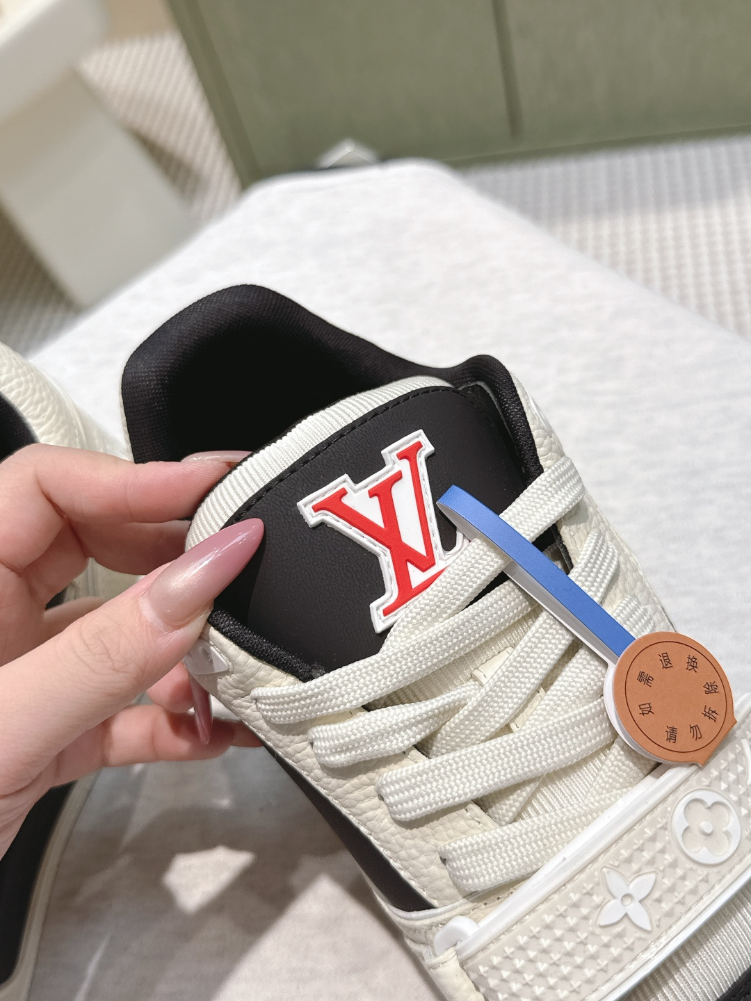 Louis Vuitton LV Trainer Maxi Sneakers - Black & White Luxury Leather