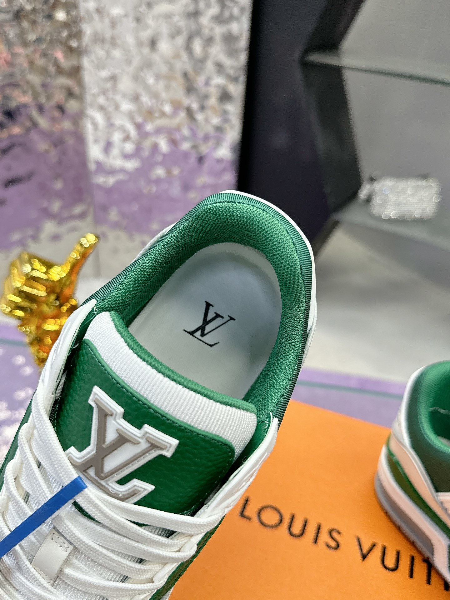 Louis Vuitton LV Trainer Sneaker - Green and White Edition
