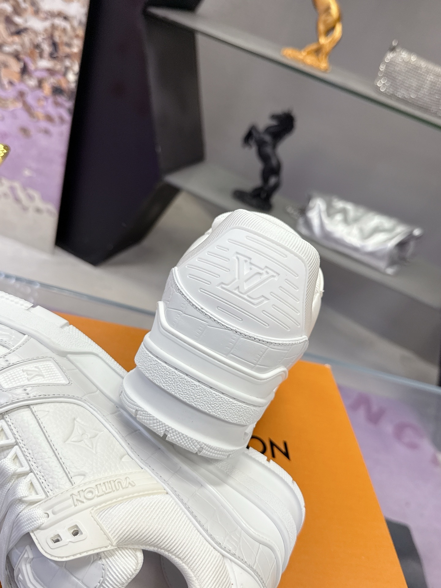 Louis Vuitton LV Trainer Sneaker - Triple White Monogram Leather