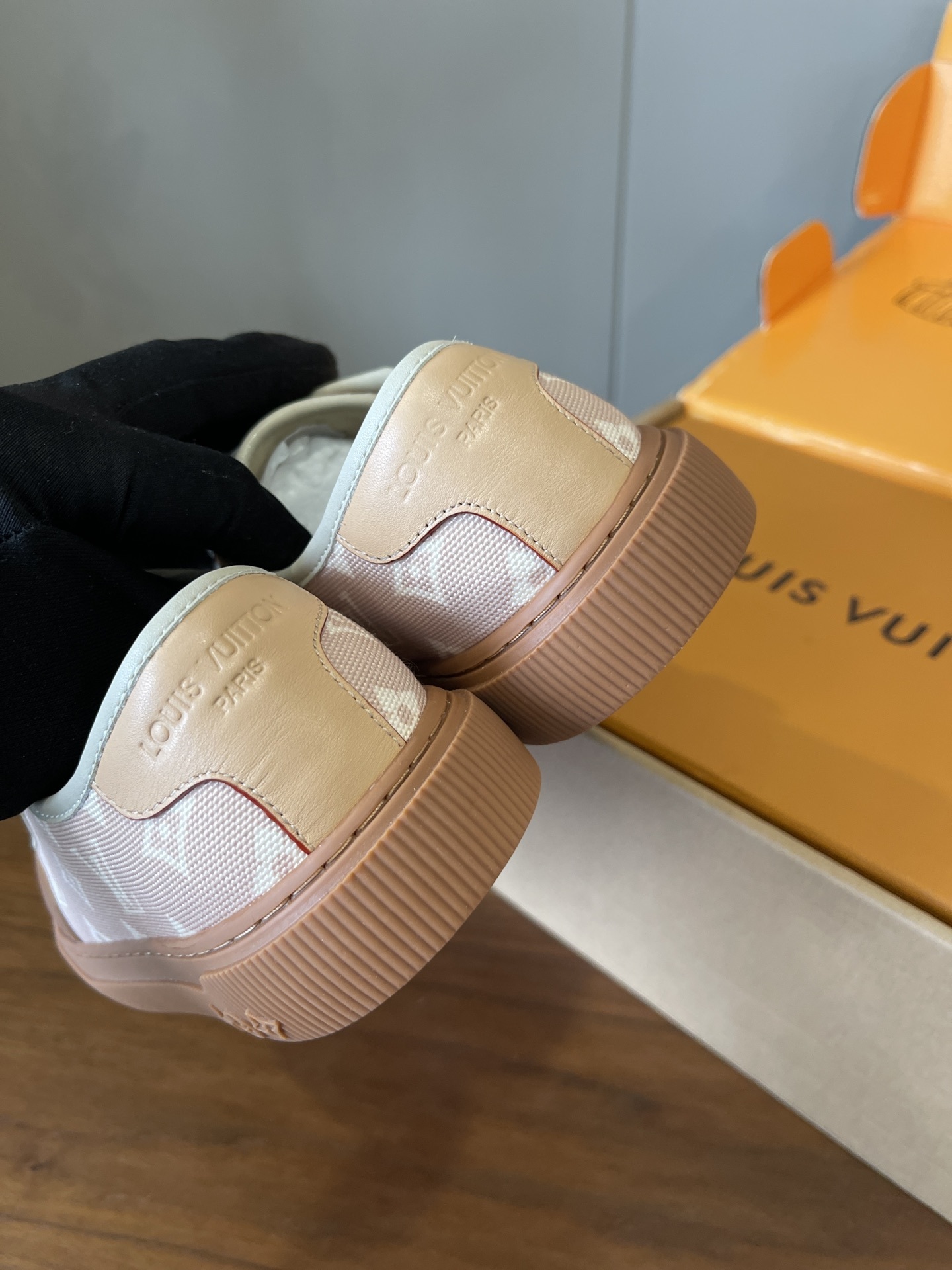Louis Vuitton Pink Monogram Canvas Sneakers - Women's Luxury Shoes