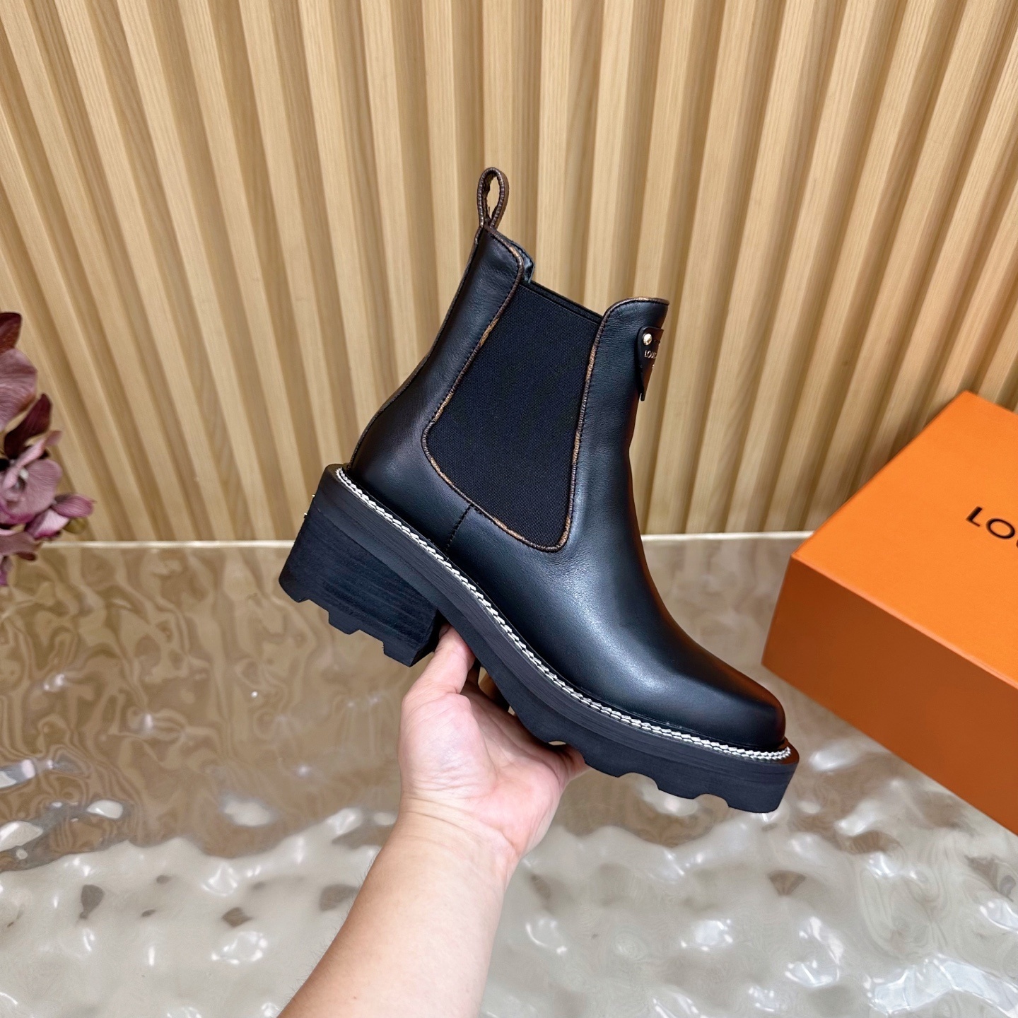Louis Vuitton Territory Chelsea Boots - Black Calf Leather