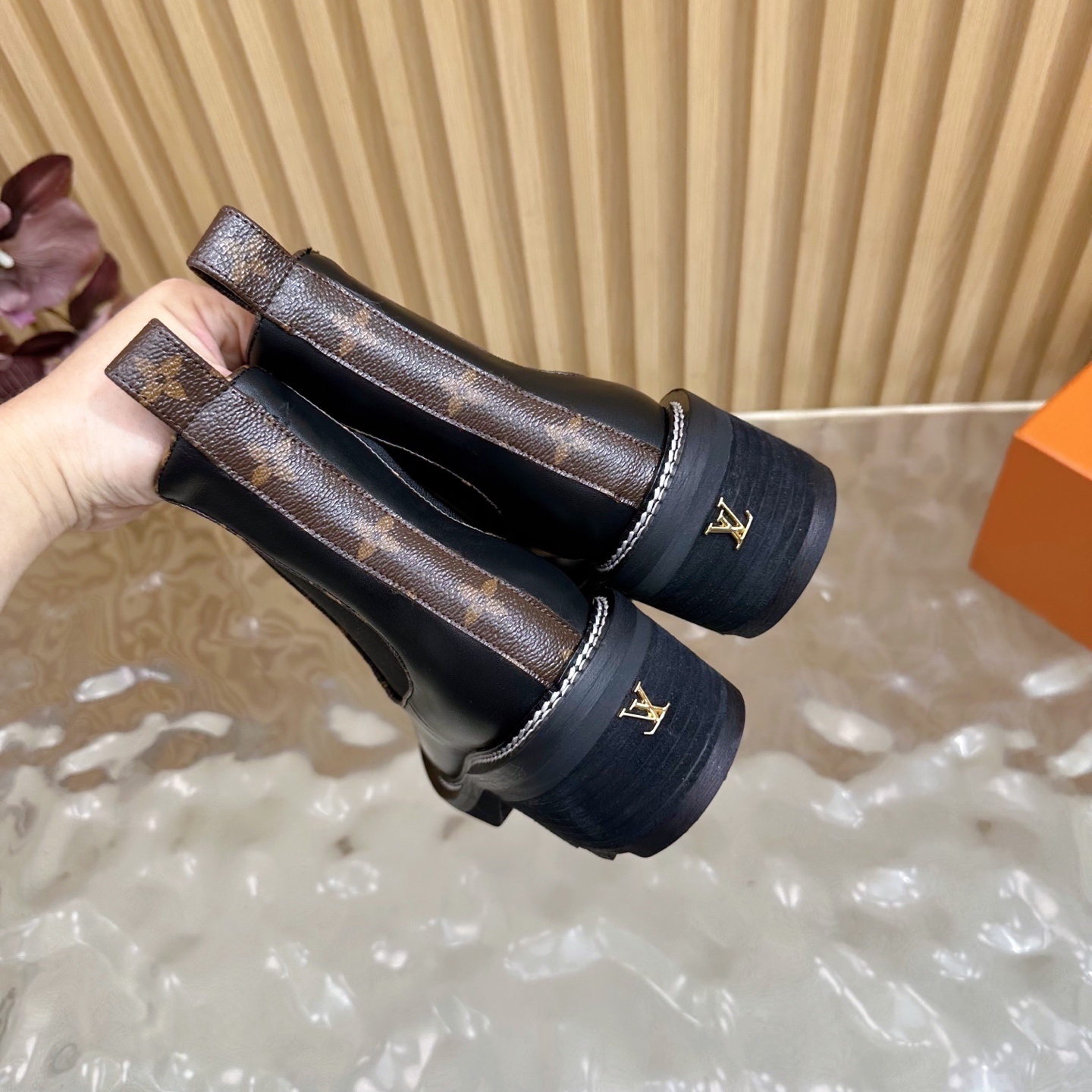 Louis Vuitton Territory Chelsea Boots - Black Calf Leather