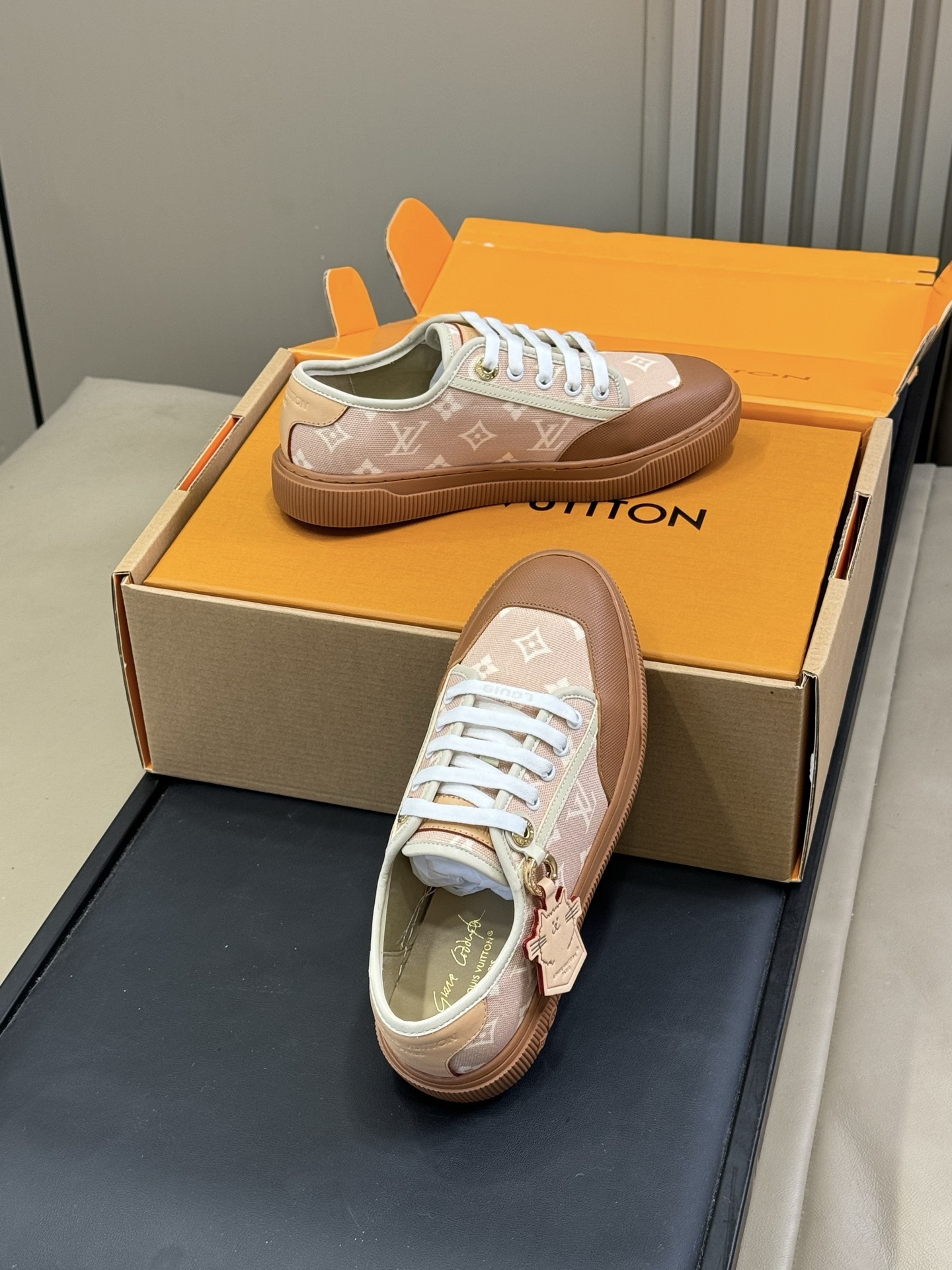 Louis Vuitton x Grace Coddington Monogram Cat Sneakers