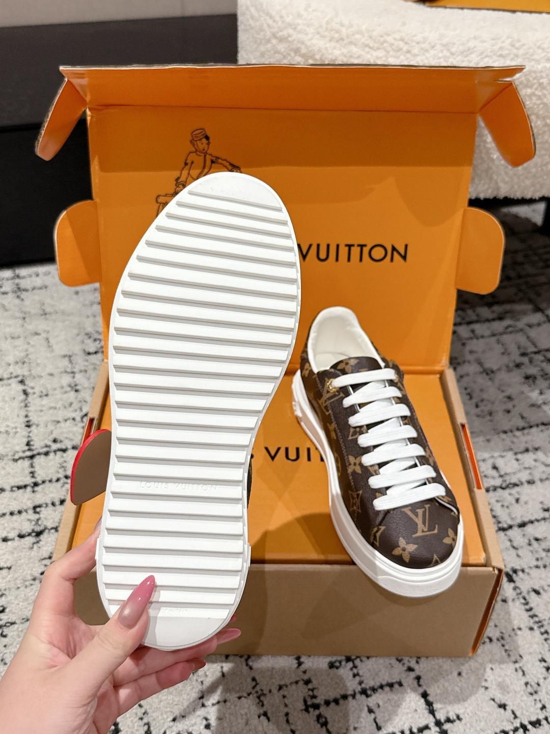 Louis Vuitton Monogram Canvas NYC Edition Sneakers - Luxury Shoes