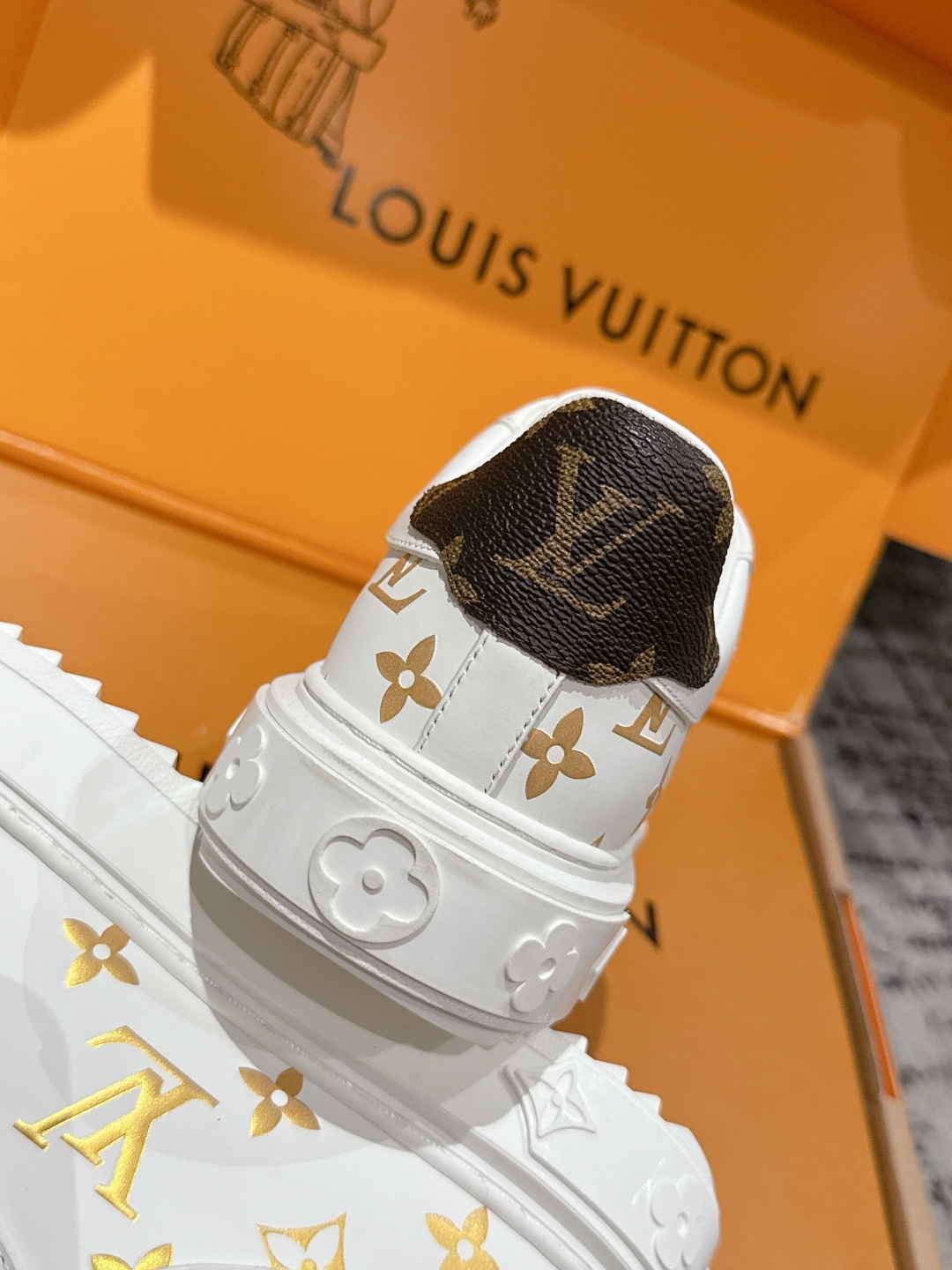 Louis Vuitton White Monogram Sneakers - Luxury Women's Footwear