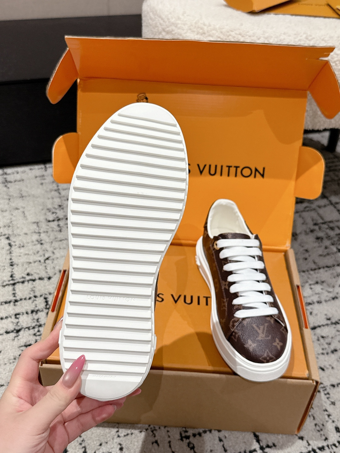 Louis Vuitton Monogram Canvas Sneakers - Iconic Designer Shoes