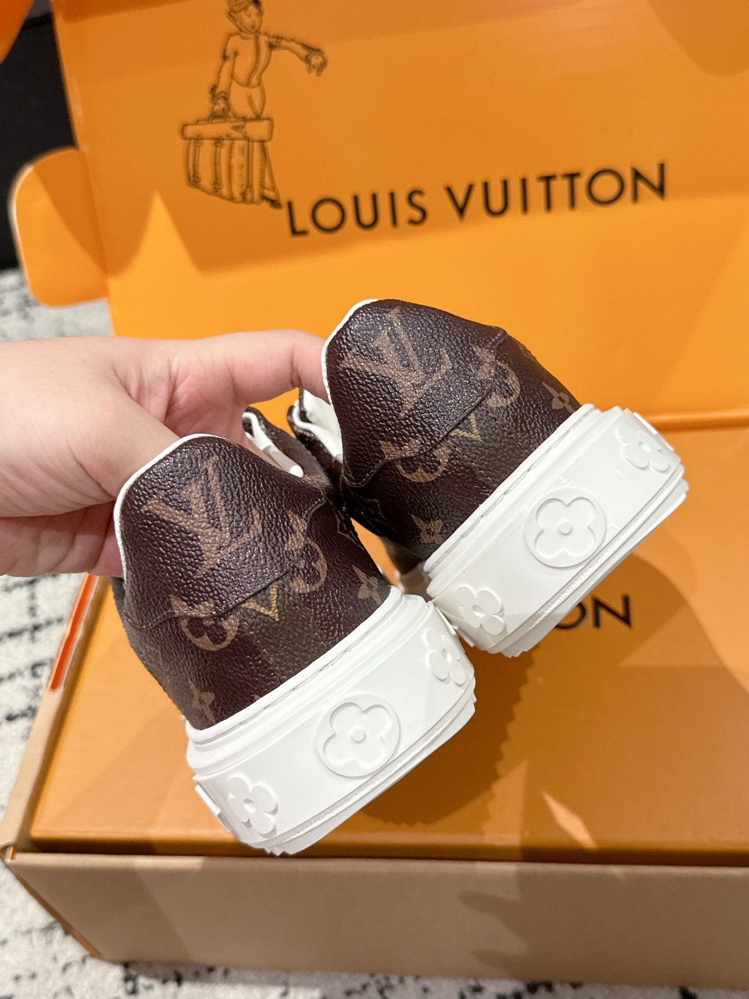 Louis Vuitton Monogram Canvas Sneakers - Iconic Designer Shoes