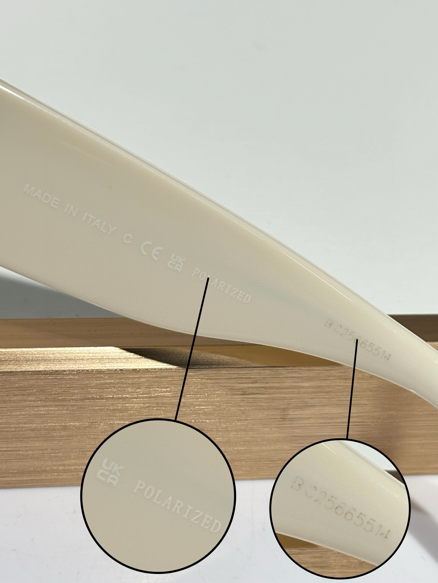 Chanel Luxury Polarized Rectangular Sunglasses - Black & Cream