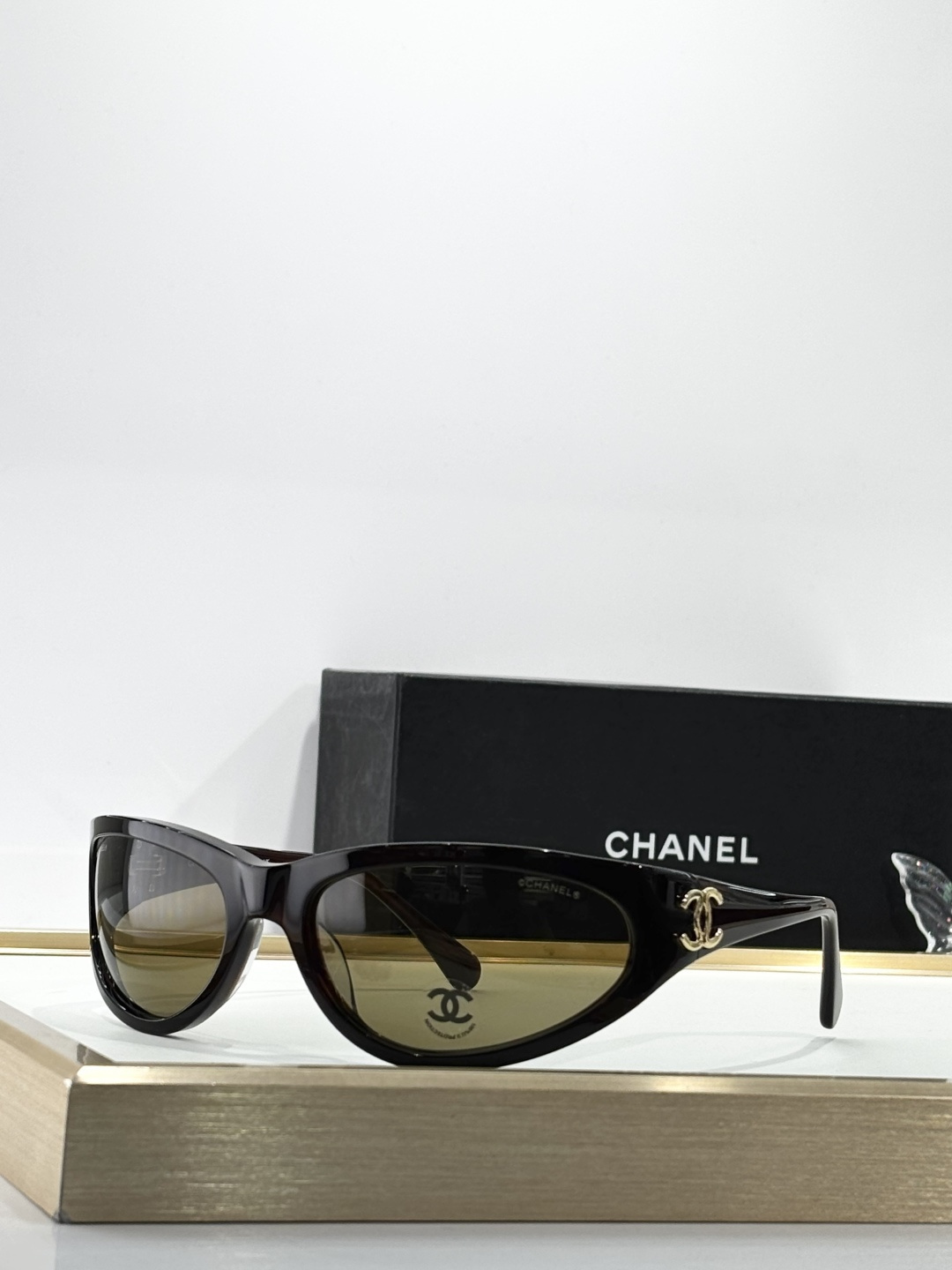 Luxury Chanel Oval Sunglasses - Chic Designer Eyewear for Women
