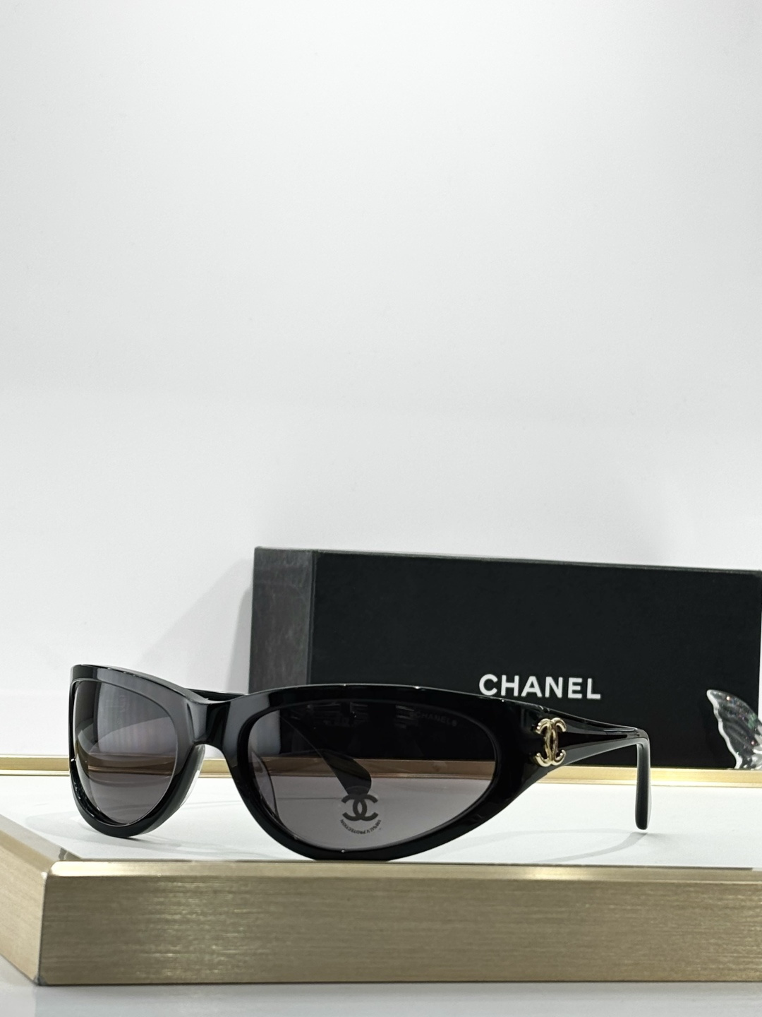 Luxury Chanel Oval Sunglasses - Chic Designer Eyewear for Women