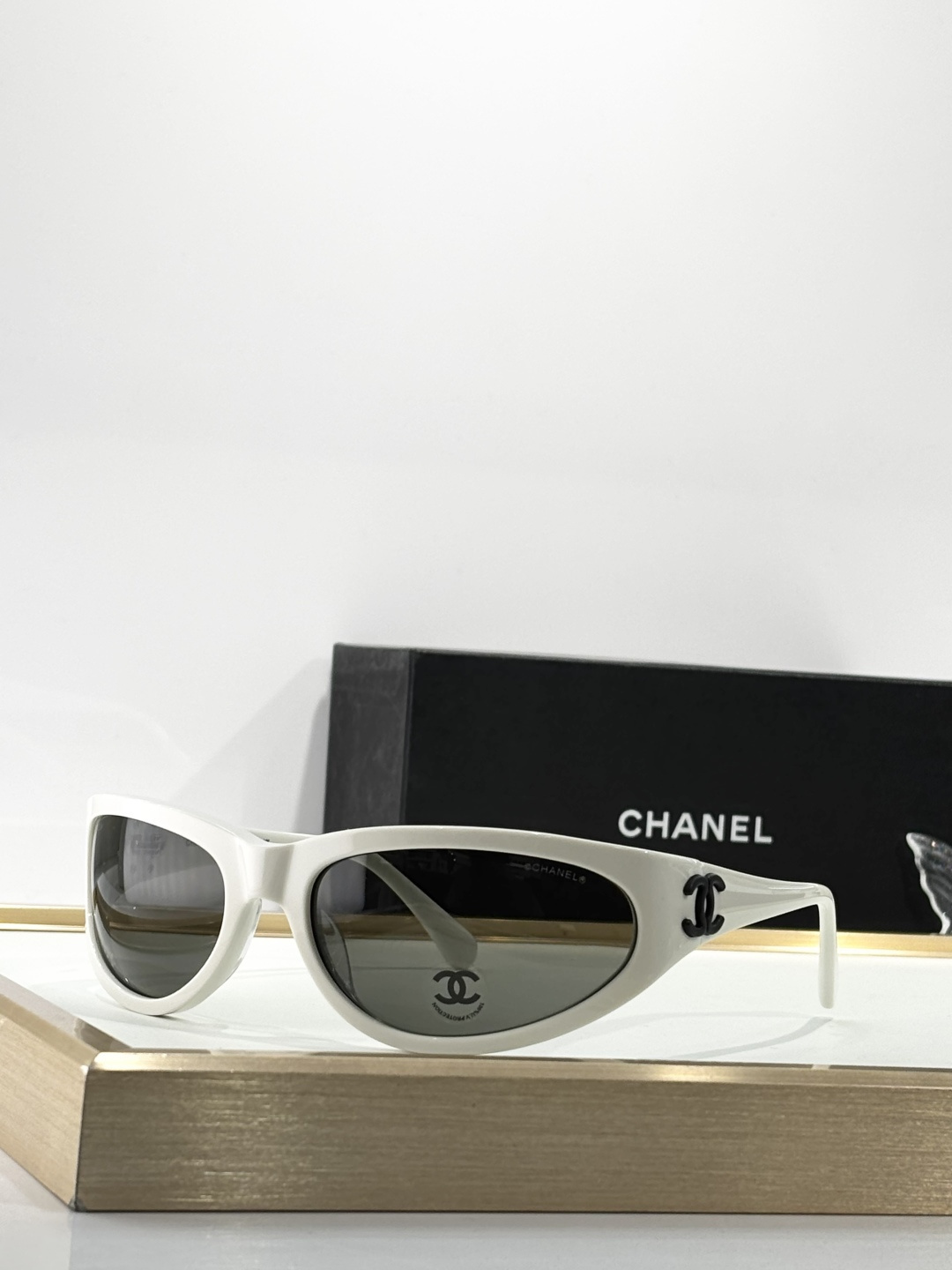 Luxury Chanel Oval Sunglasses - Chic Designer Eyewear for Women