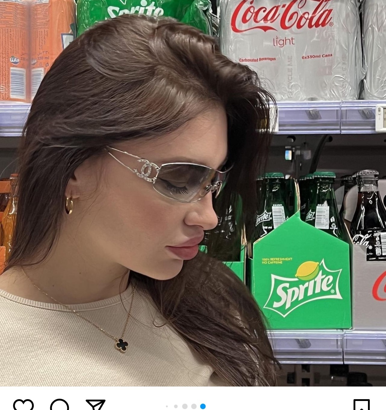 Vintage Y2K Rimless Shield Sunglasses with Crystal Accents