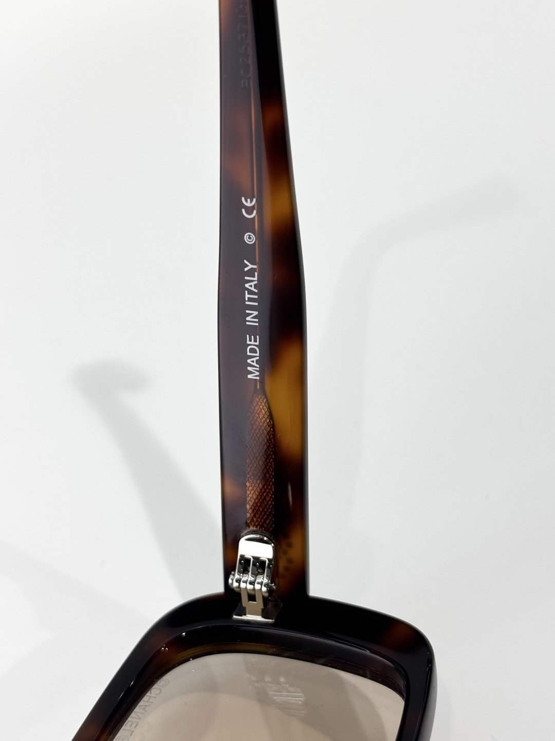 Chanel Luxury Rectangular Eyeglasses with Crystal Temple Detail