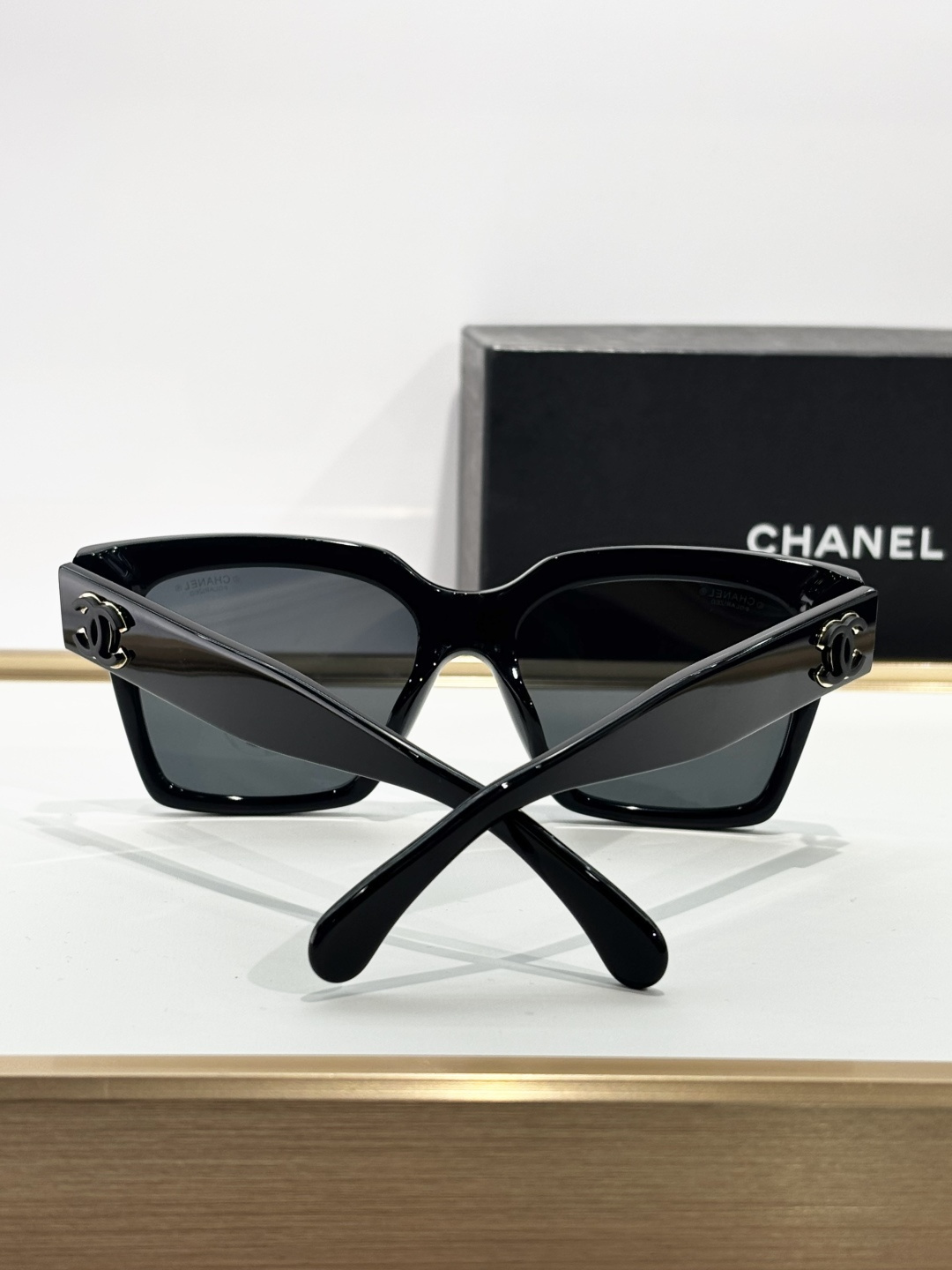 Chanel Luxury Square Polarized Sunglasses - Women's UV Protection