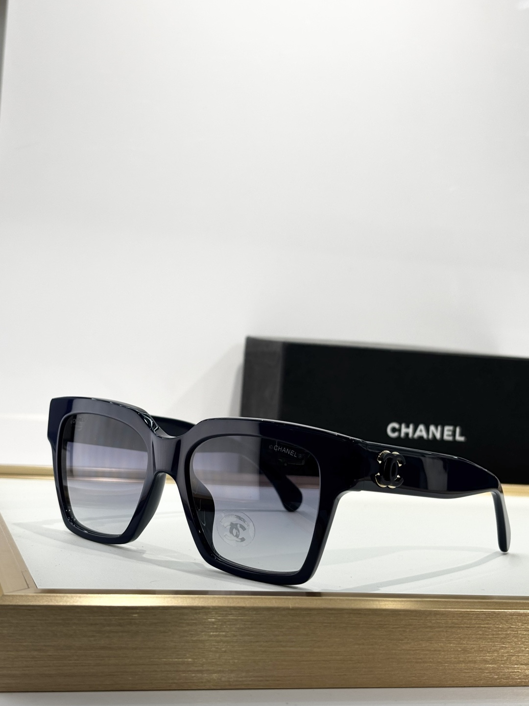 Chanel Luxury Square Polarized Sunglasses - Women's UV Protection