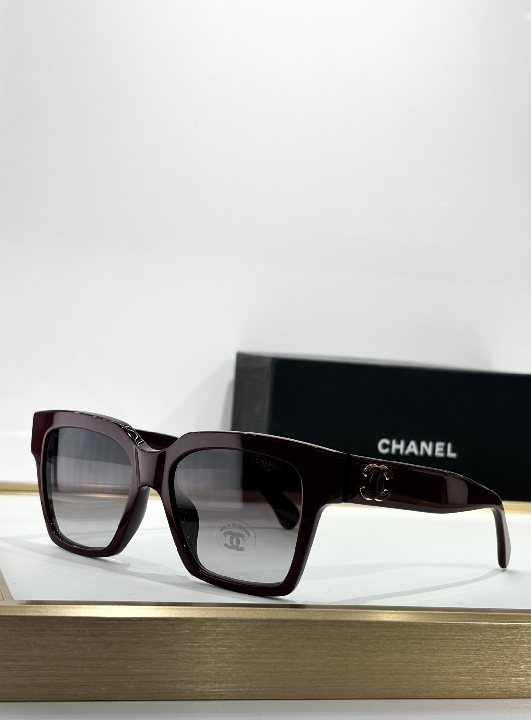 Chanel Luxury Square Polarized Sunglasses - Women's UV Protection