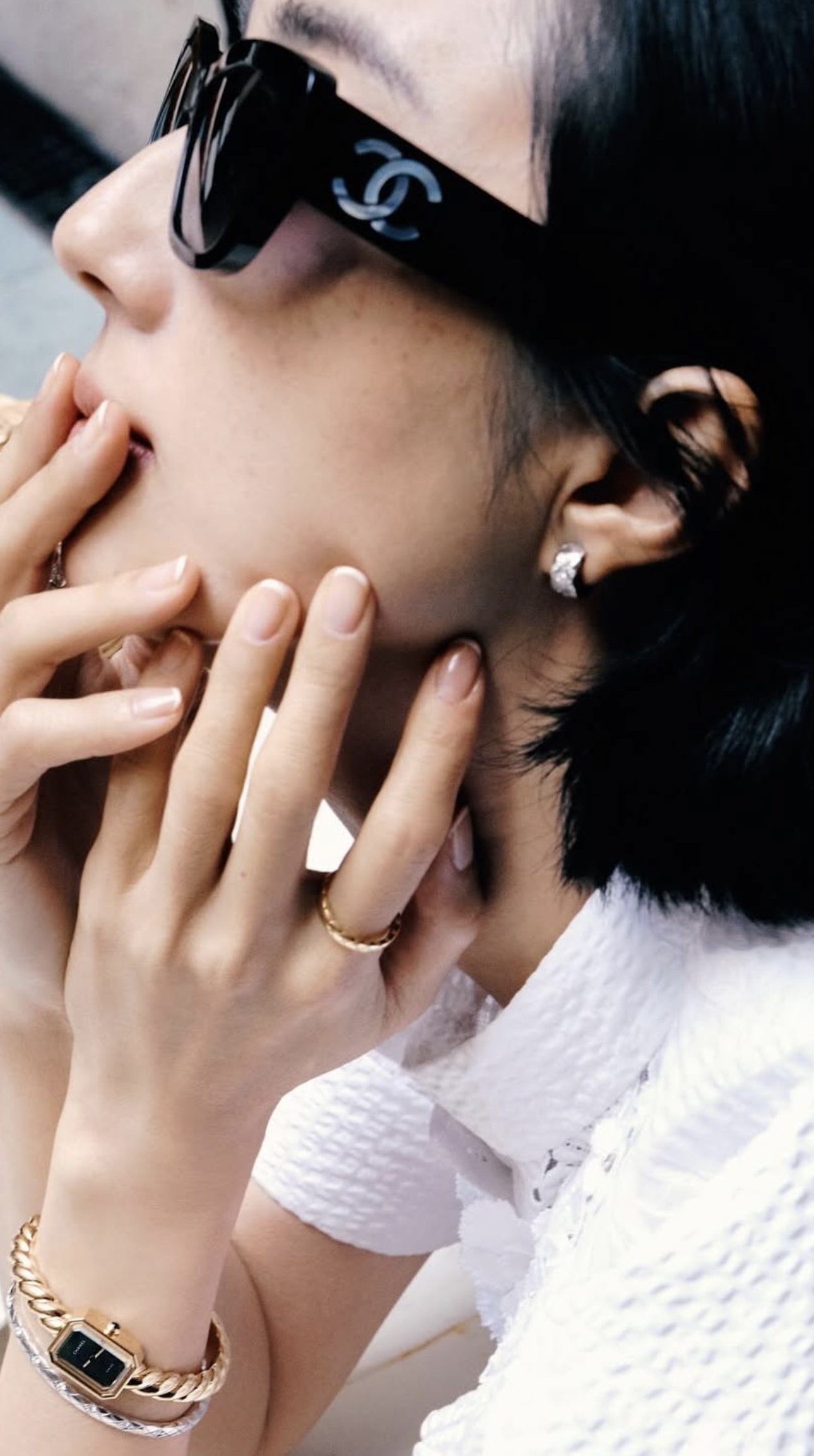 Luxury White Floral Lace Embroidered Blouse - Chic Summer Style