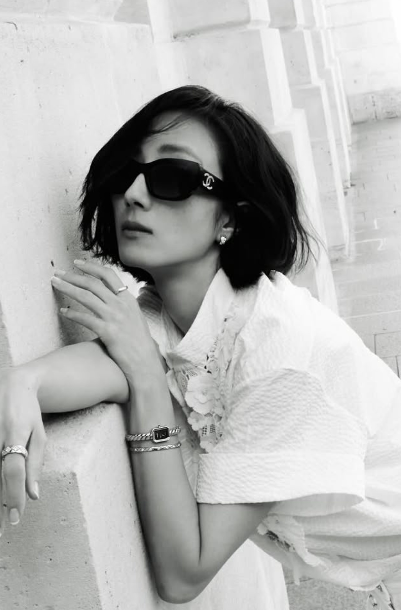 Luxury White Floral Lace Embroidered Blouse - Chic Summer Style