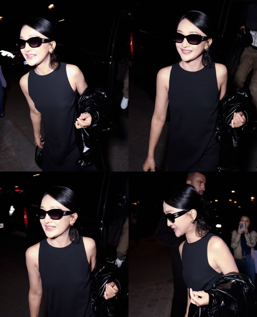 Luxury Black Patent Leather Trench Coat - Sleek High-Gloss Jacket