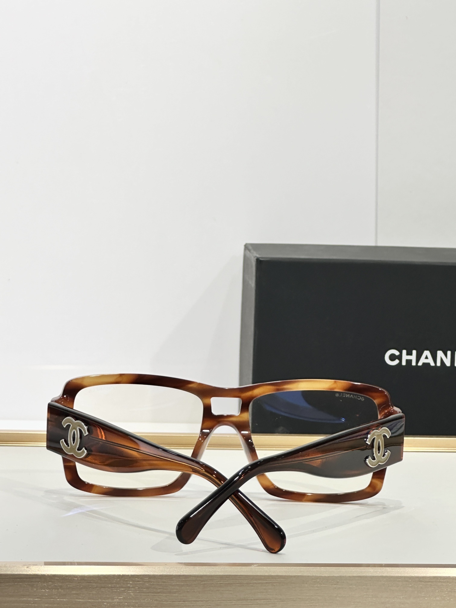 Chanel Luxury Square Eyeglasses with CC Logo - Premium Eyewear