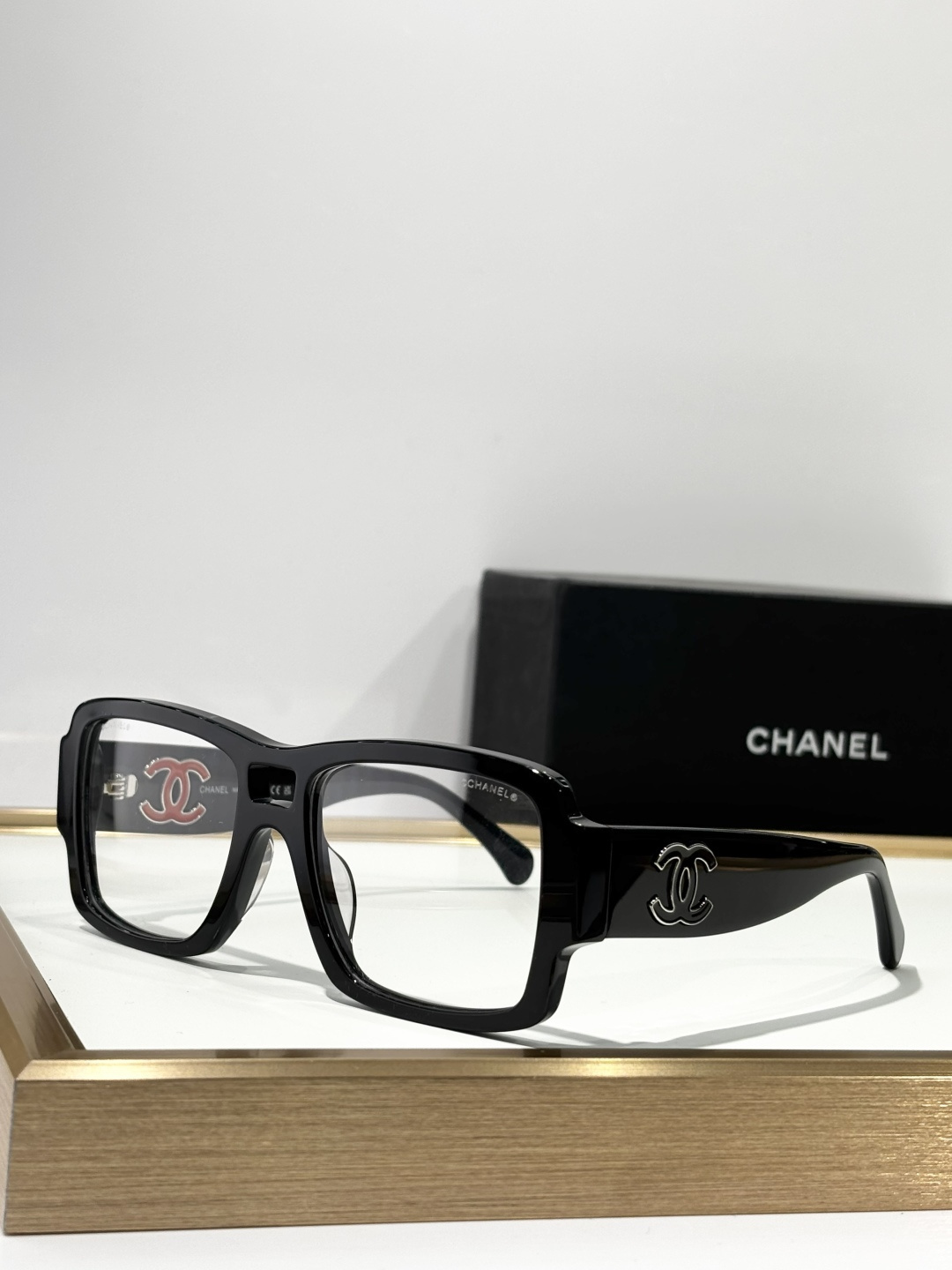 Chanel Luxury Square Eyeglasses with CC Logo - Premium Eyewear