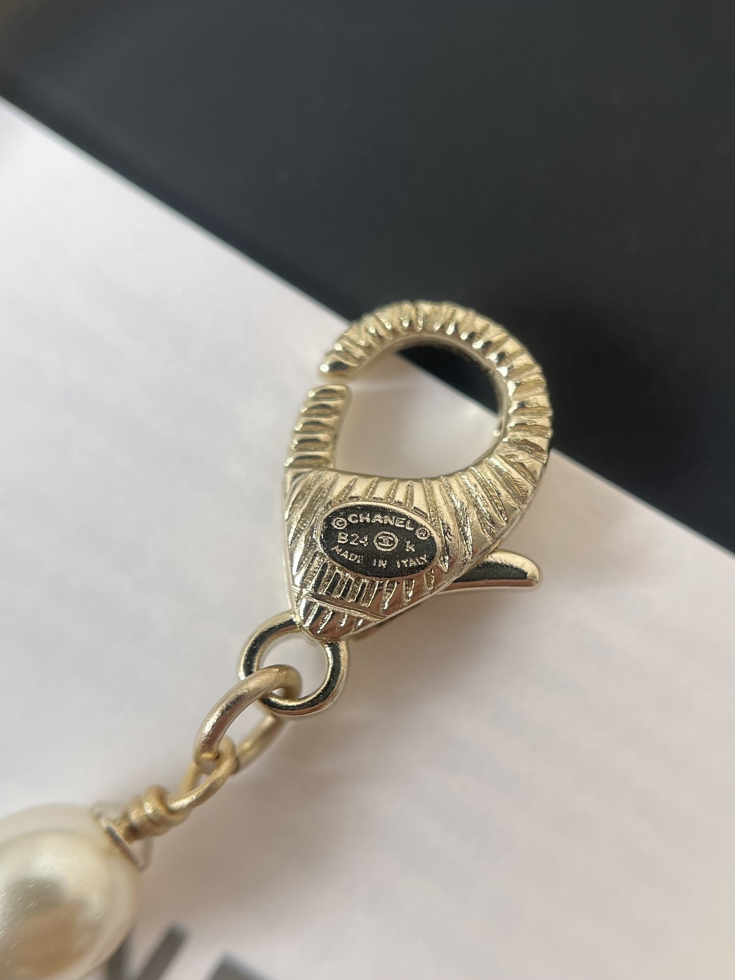 Elegant Long Pearl Bow Necklace Gold Chain Layering Jewelry