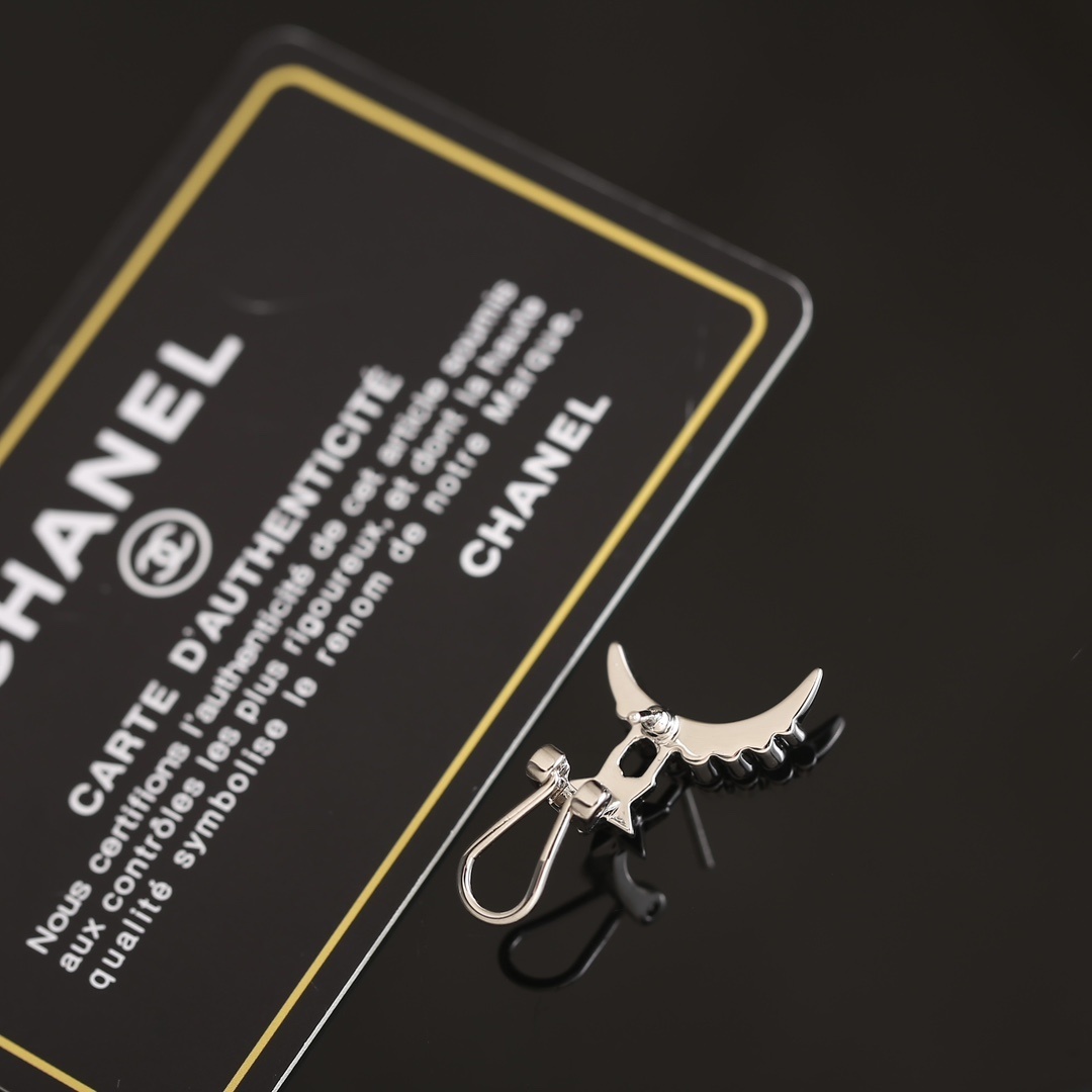 Celestial Moon and Star Silver Earrings - Sparkling CZ Studs