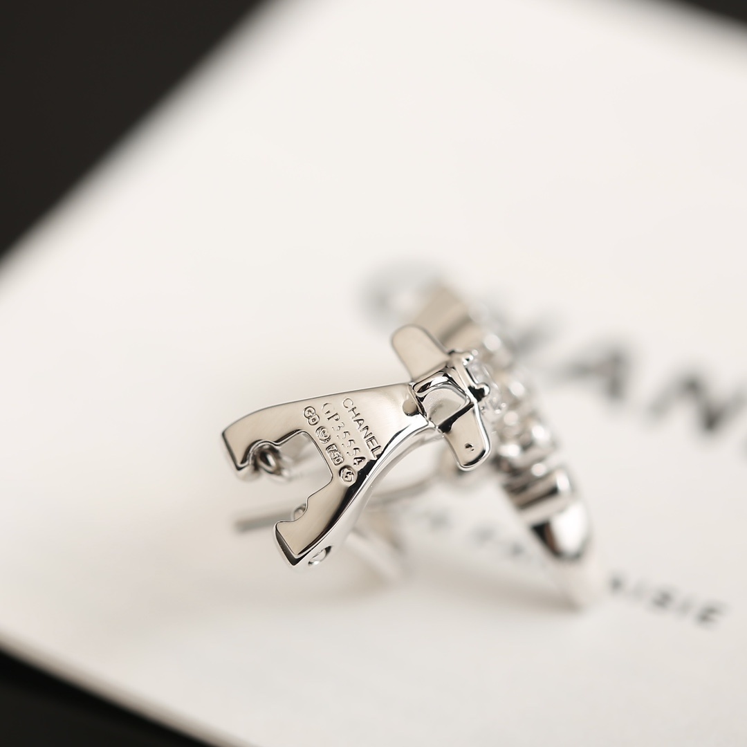 Celestial Moon and Star Silver Earrings - Sparkling CZ Studs