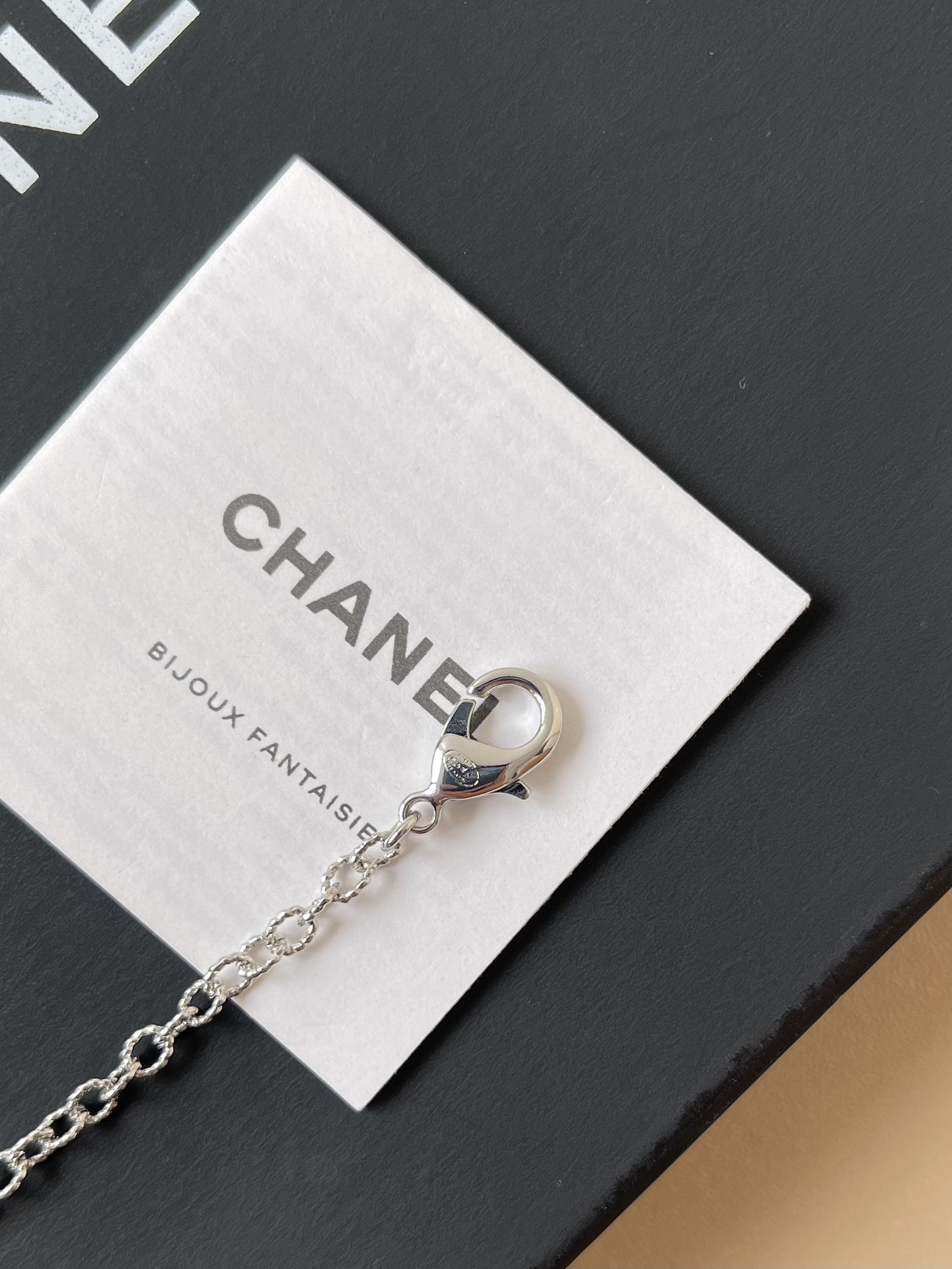 Elegant Pearl & Crystal Waist Chain Belt with CC Logo Charm