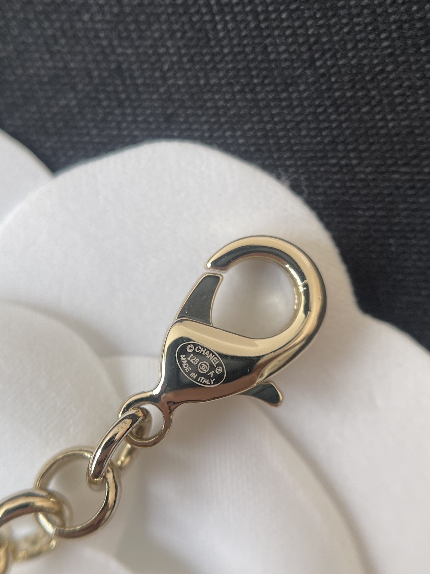 Chanel Gold Floral Necklace & Waist Chain with Pink Crystals