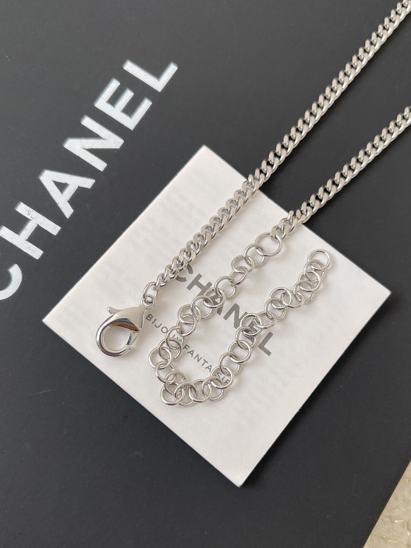 Elegant CC Pearl Layered Waist Chain & Long Necklace Accessory