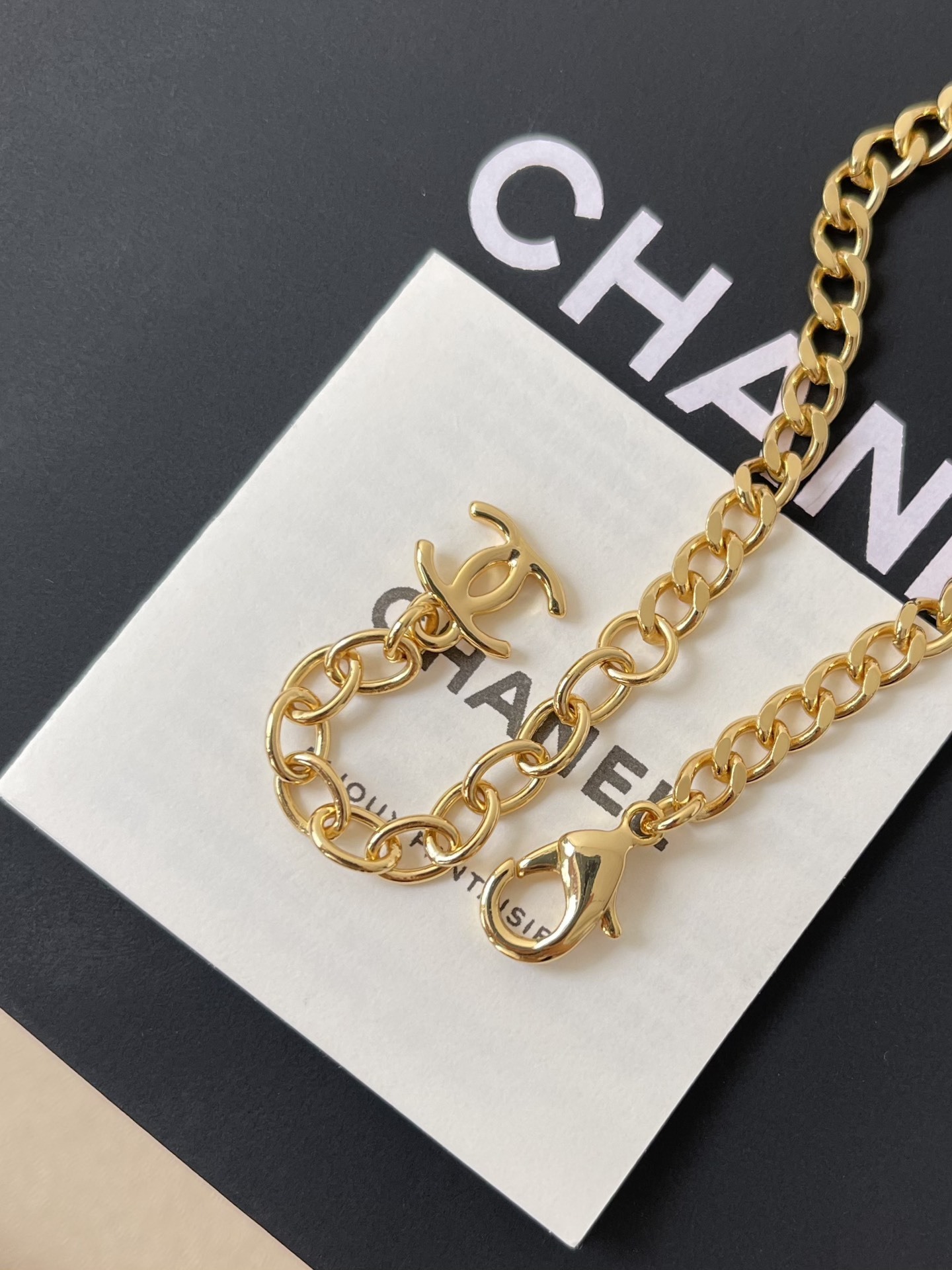 Luxury Gold Heart Bracelet with Crystal Logo Charm for Women