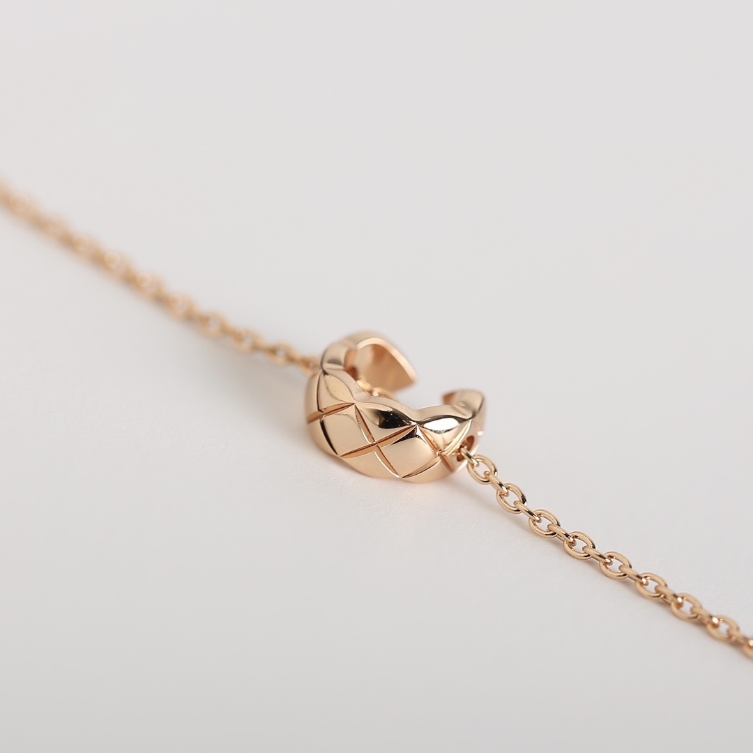 Designer Style Double C Charm Bracelet - Minimalist Fine Jewelry