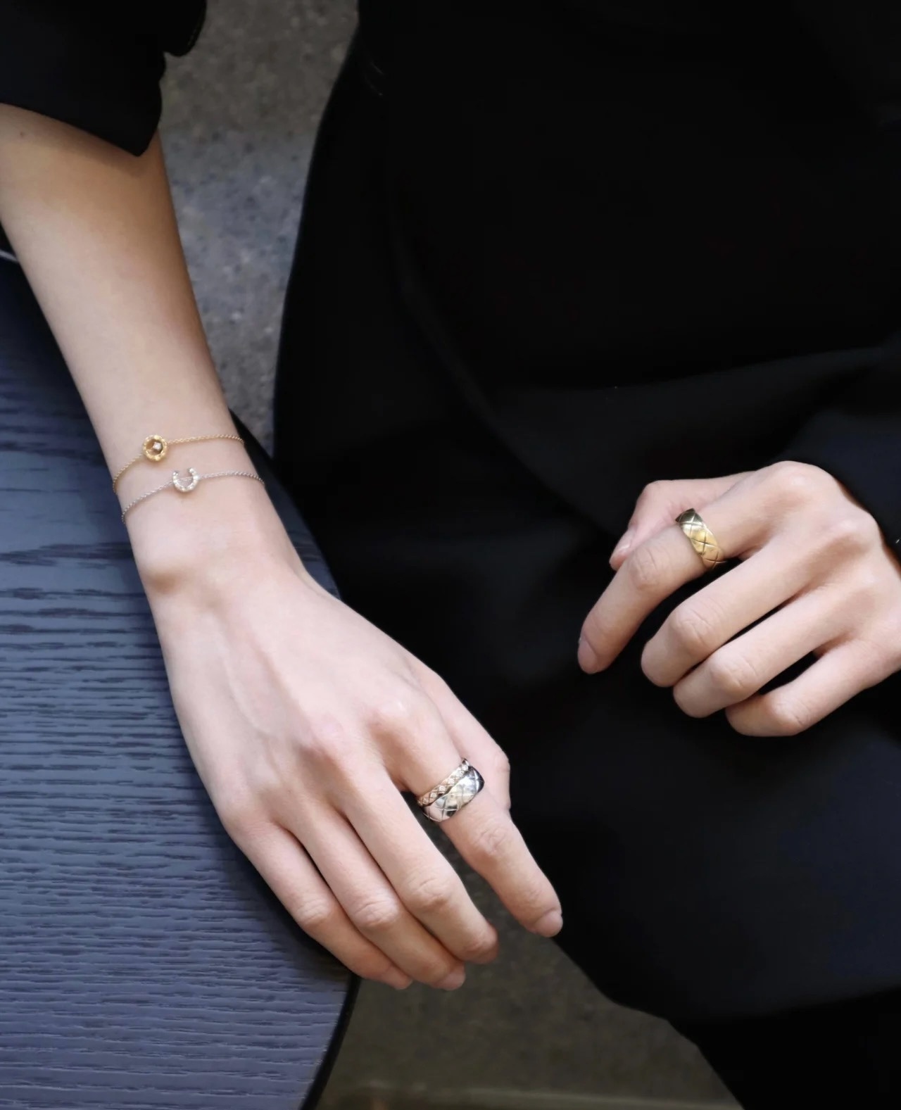 Chanel Coco Crush Bracelet - 18K Gold & Diamond Quilted Jewelry