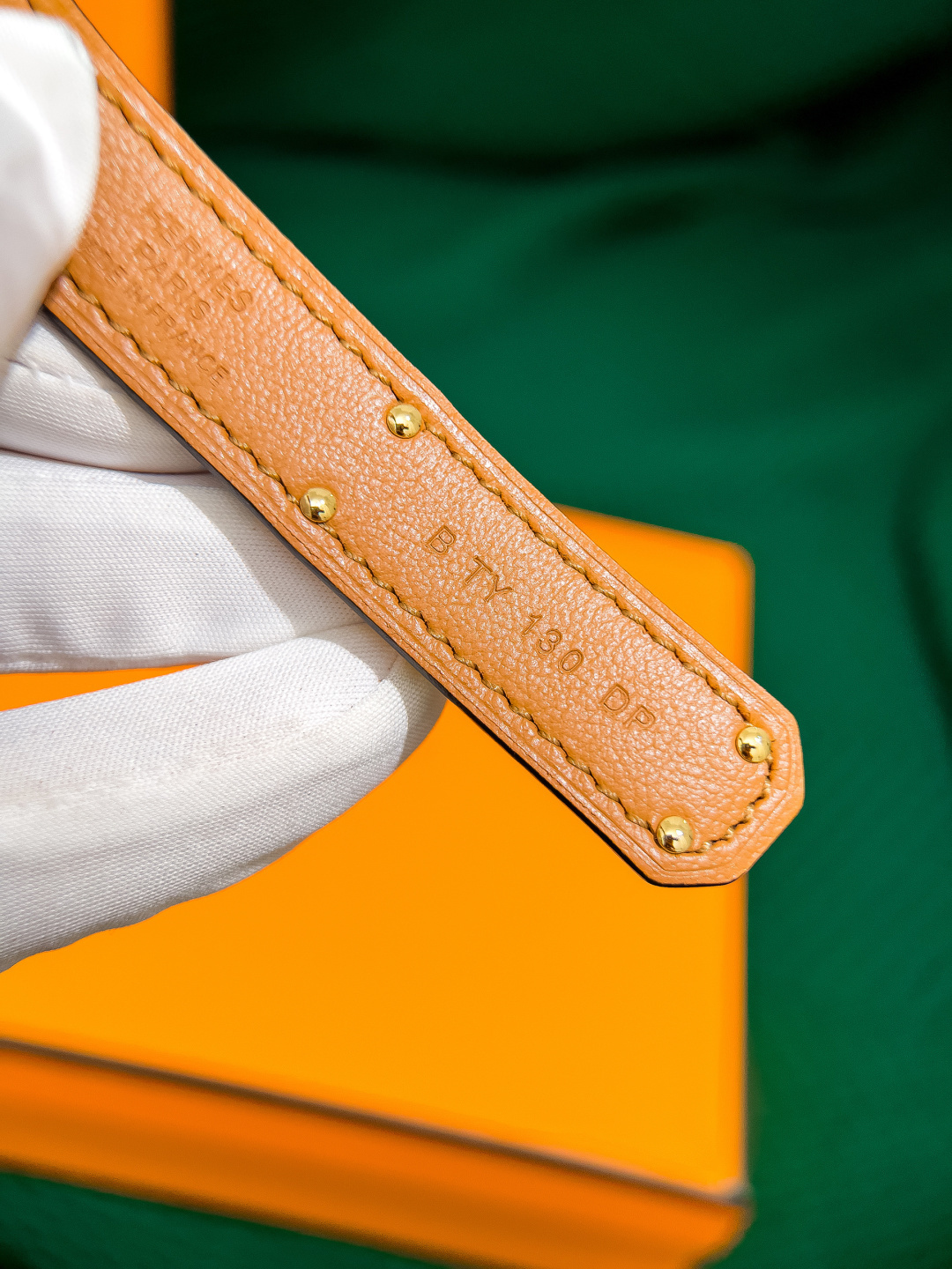 Hermès Kelly Belt in Epsom Leather with Gold-Plated Buckle