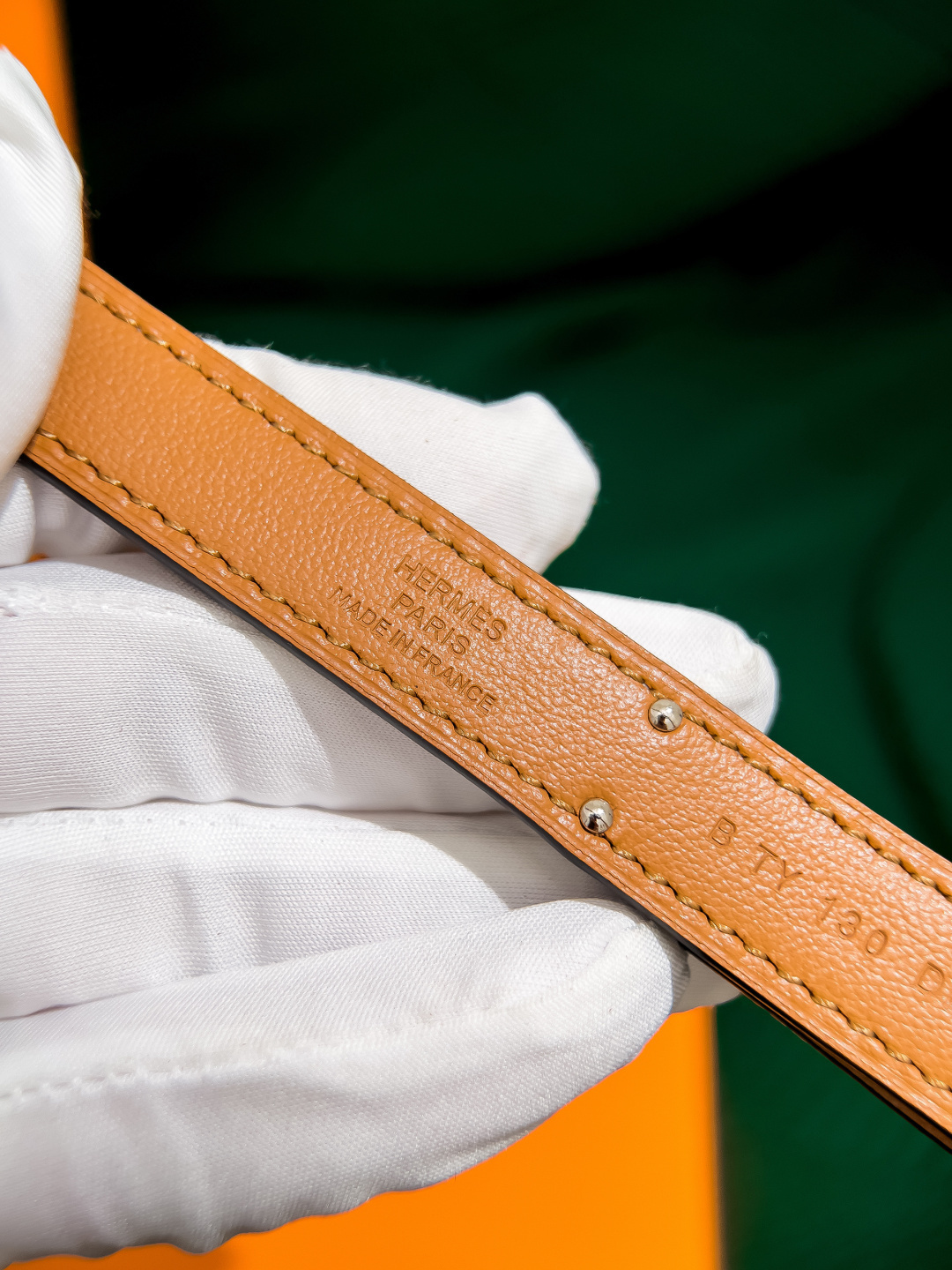 Hermès Kelly 18 Belt Etoupe Epsom Leather Silver Hardware