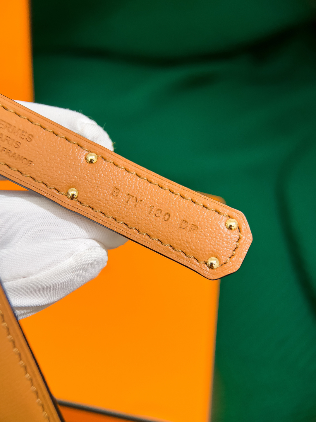 Hermes Kelly Belt Etoupe Epsom Leather Gold Hardware Adjustable