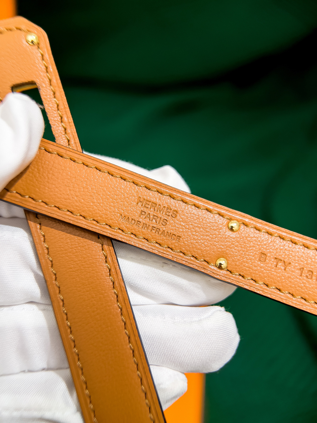 Hermes Kelly Belt Etoupe Epsom Leather Gold Hardware Adjustable