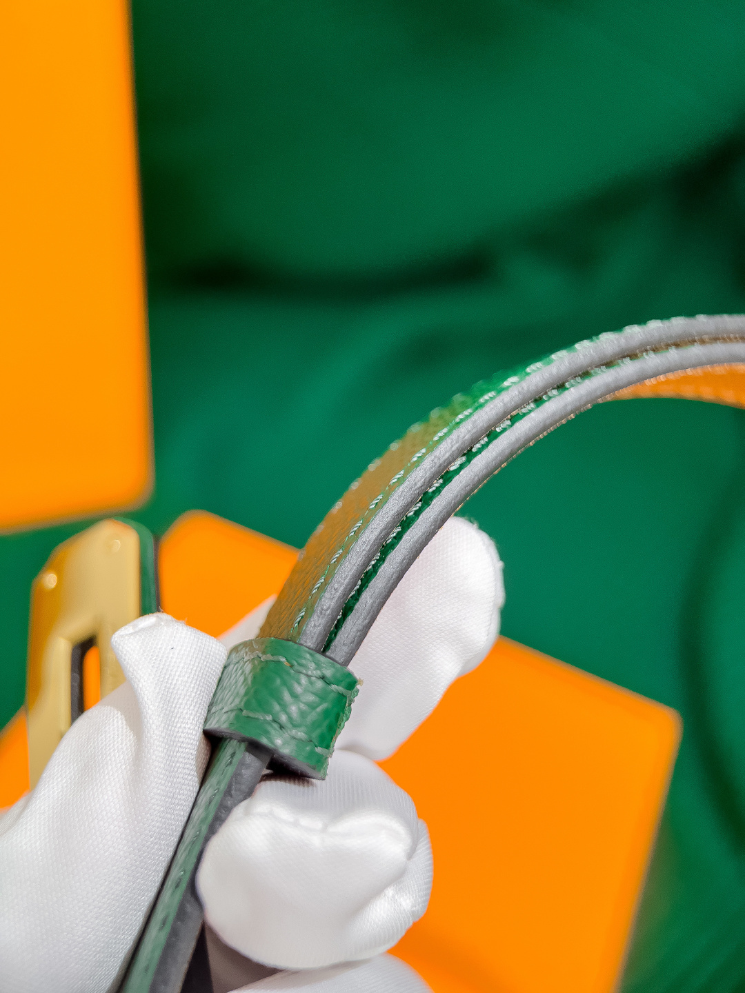 Hermès Kelly Belt in Epsom Leather with Gold-Plated Hardware