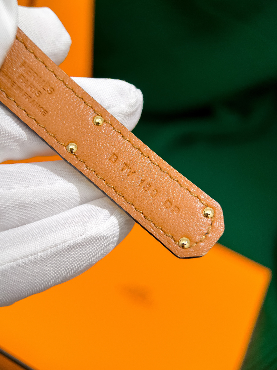 Hermès Kelly Belt in Epsom Leather with Gold-Plated Hardware