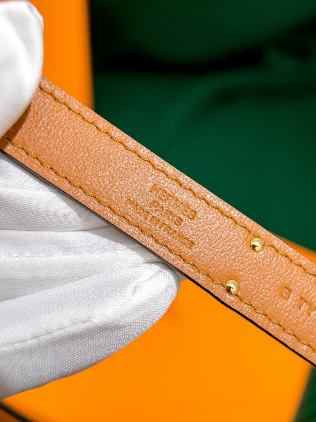 Hermès Kelly Belt in Epsom Leather with Gold-Plated Hardware