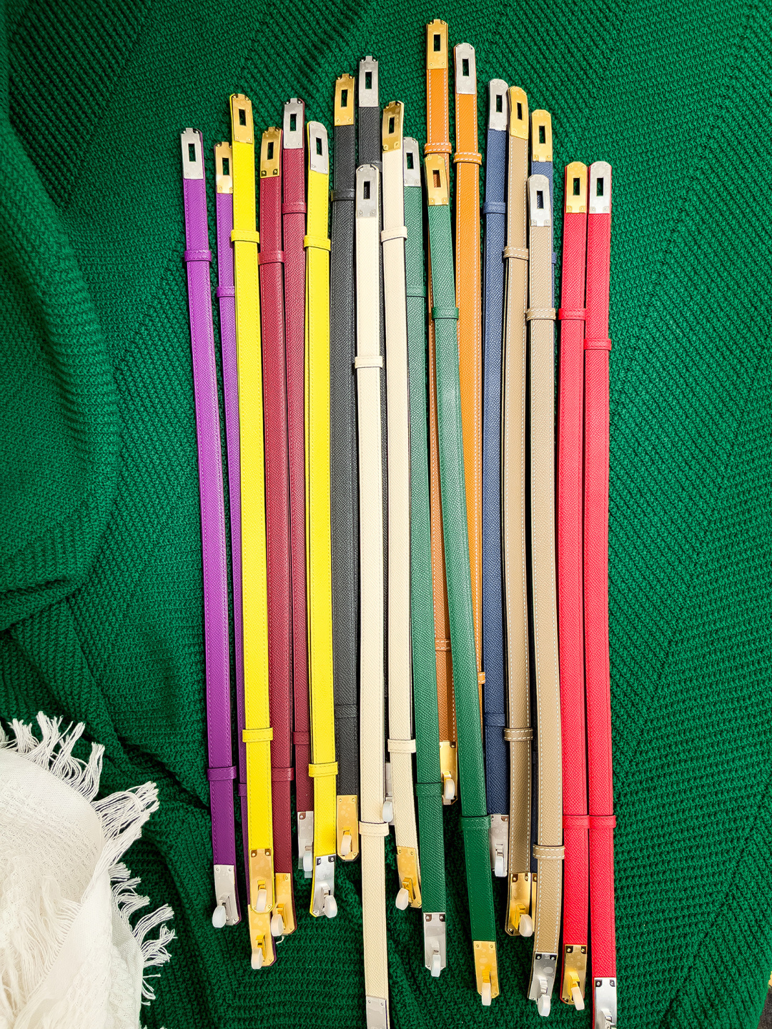 Luxurious Adjustable Grained Leather Belt for Women – Multiple Colors