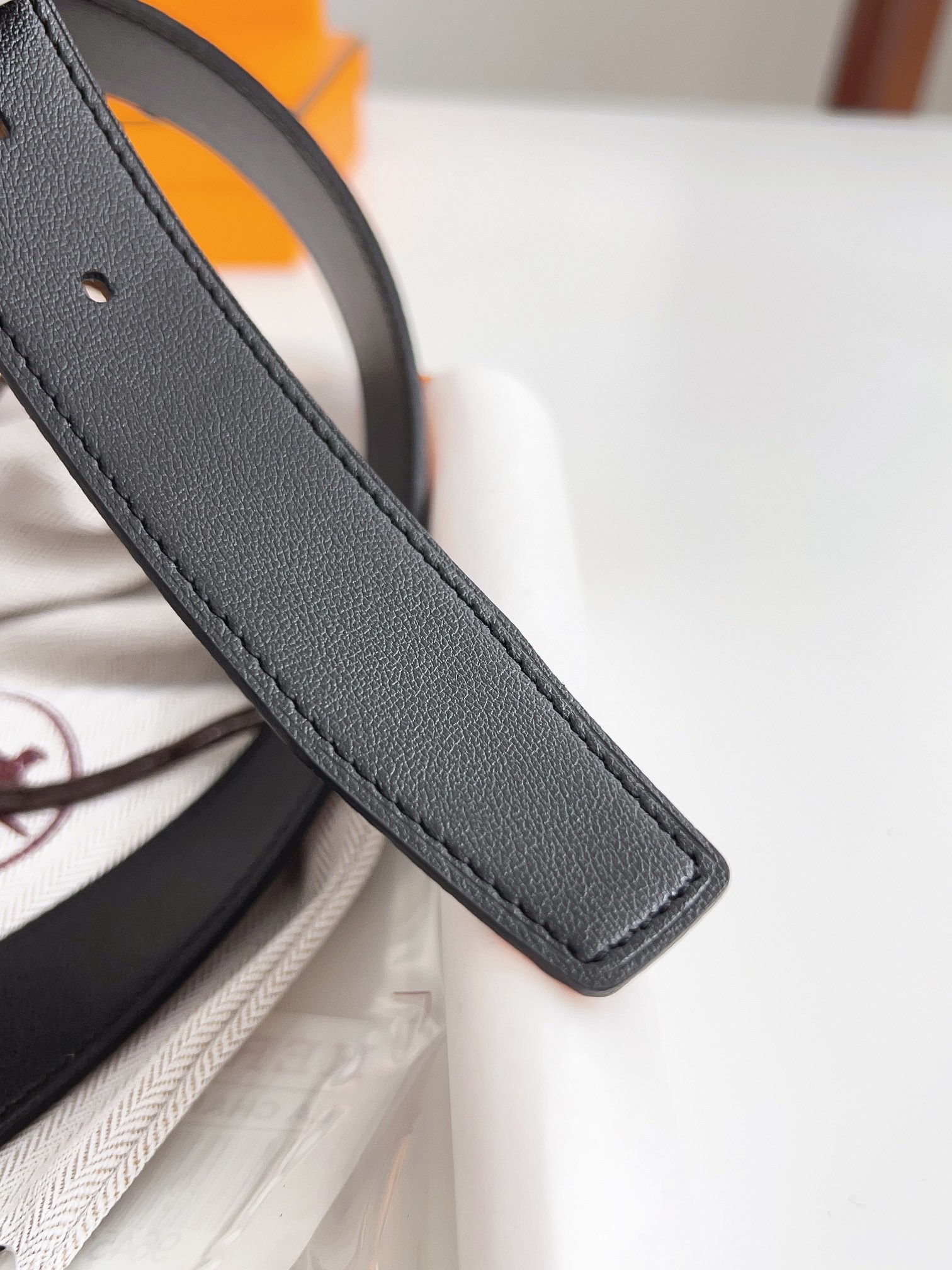 Luxury Designer Tan Leather Belt with Elegant Silver Buckle