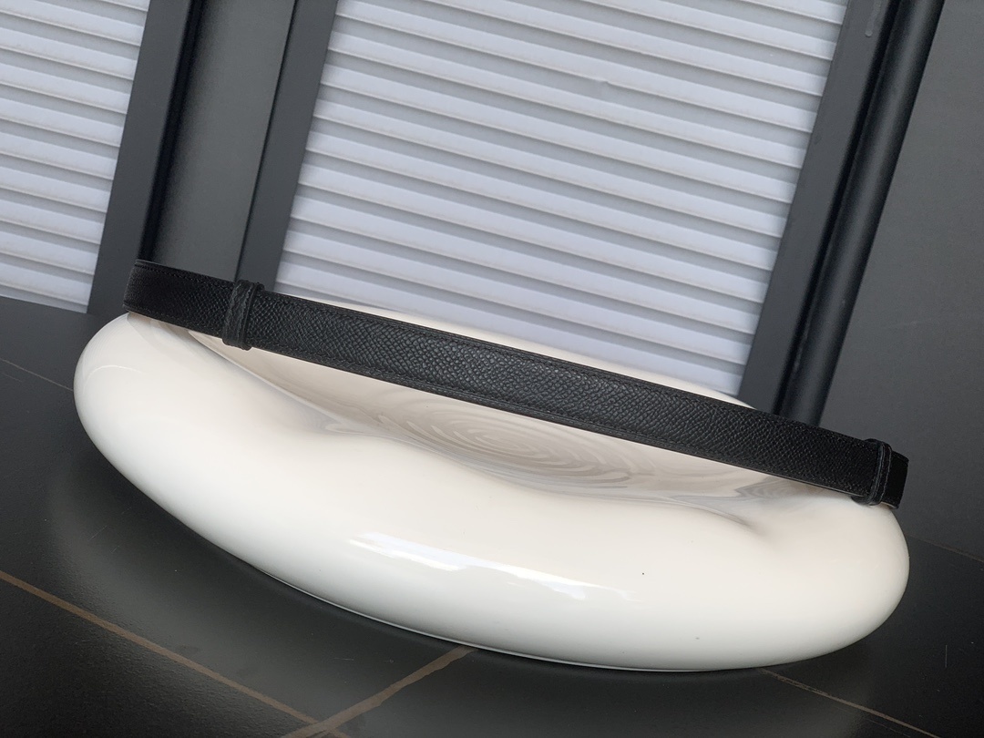 Hermes Kelly Belt Black Epsom Leather with Gold Hardware