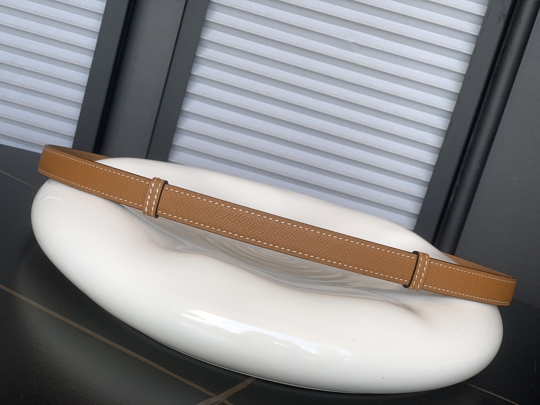 Hermes Kelly 18 Belt - Gold Epsom Leather with Rose Gold Hardware