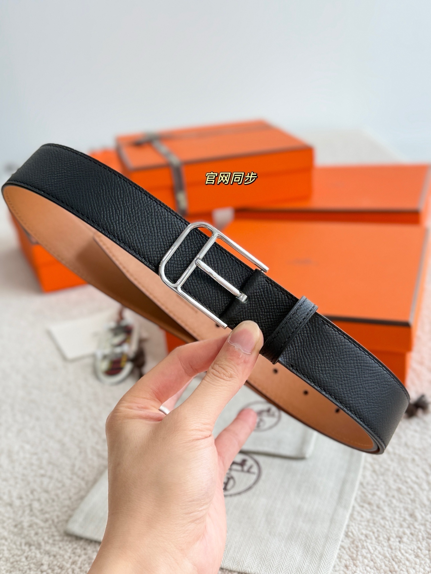 Romain Reversible 35mm Men's Leather Belt - Premium Classic Accessory