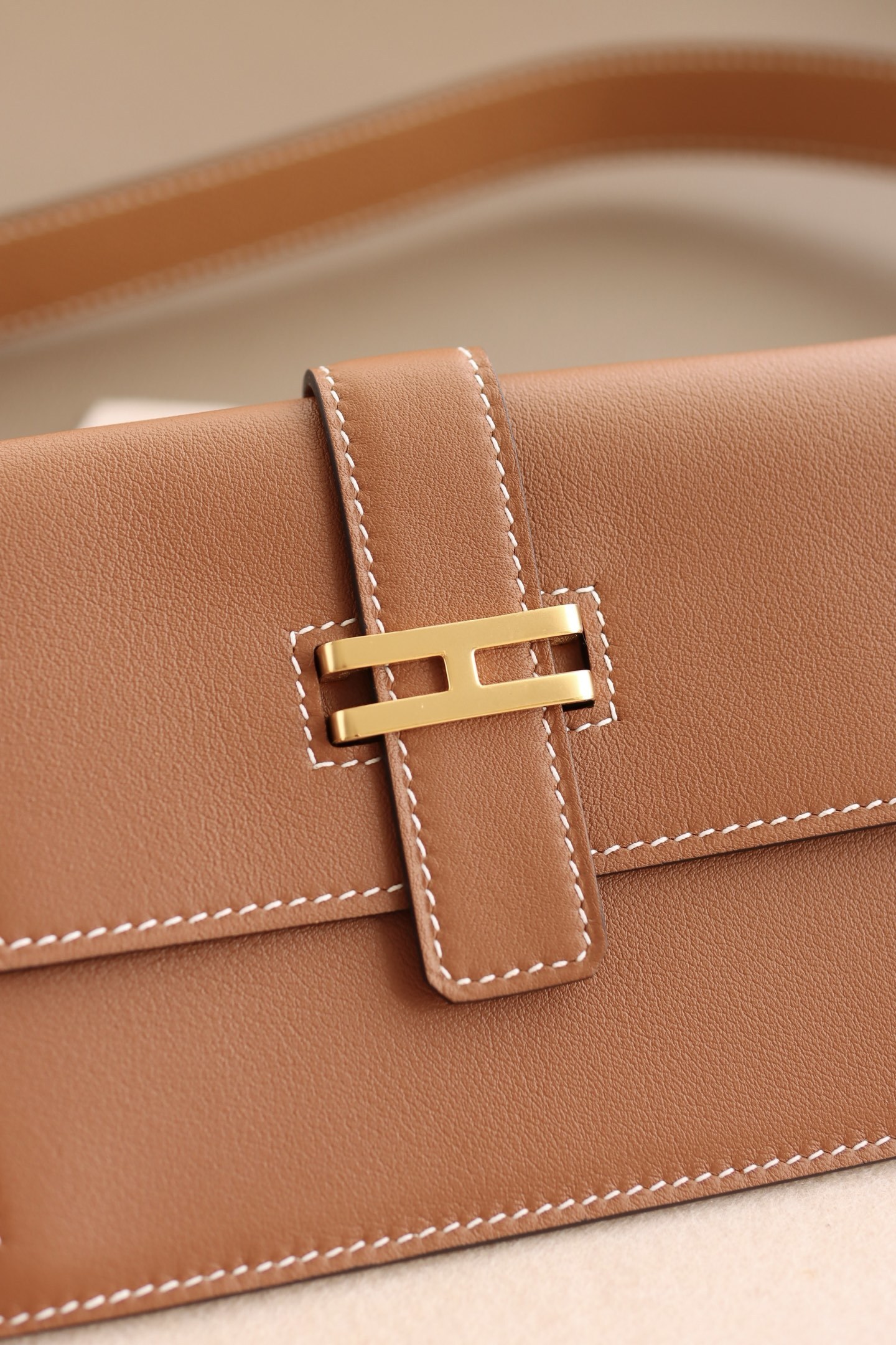 Constance Slim Belt Bag - Gold Epsom Leather & Gold Hardware